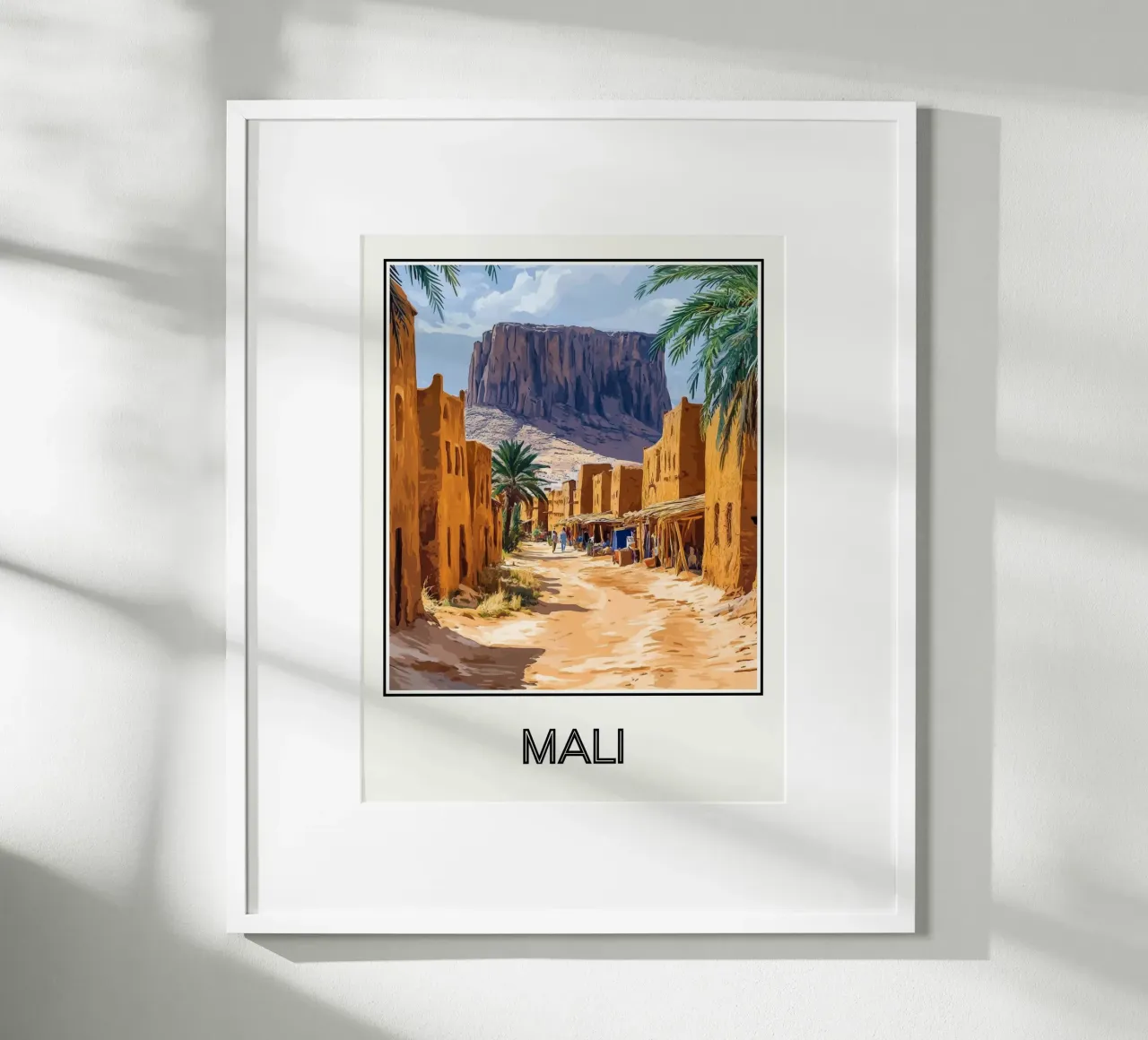 Mali poster con telaio in legno da Frame the World