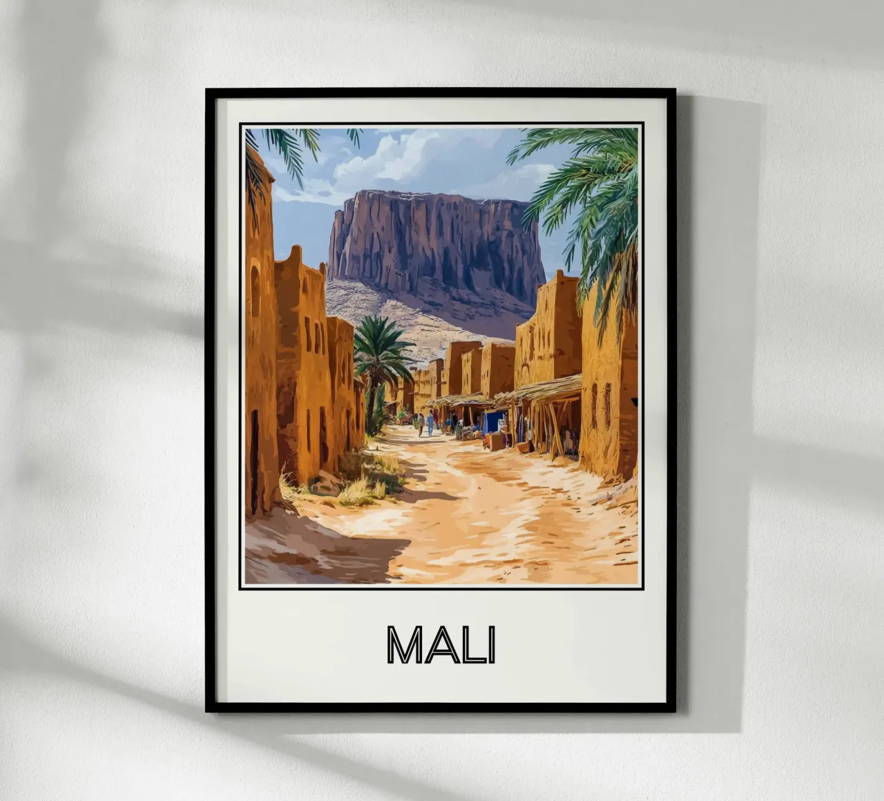 Mali poster con telaio in legno da Frame the World