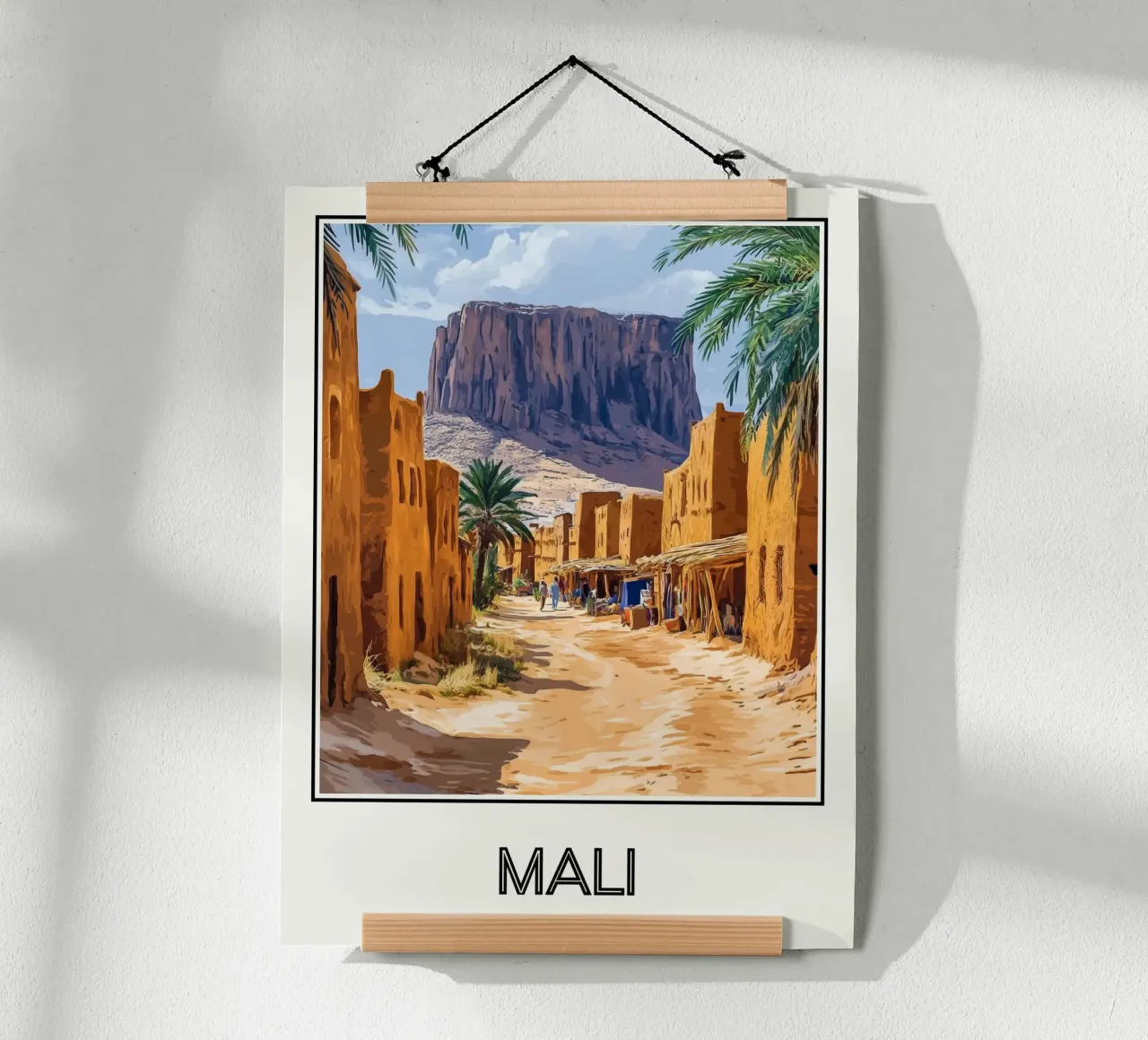 Mali poster con telaio in legno da Frame the World