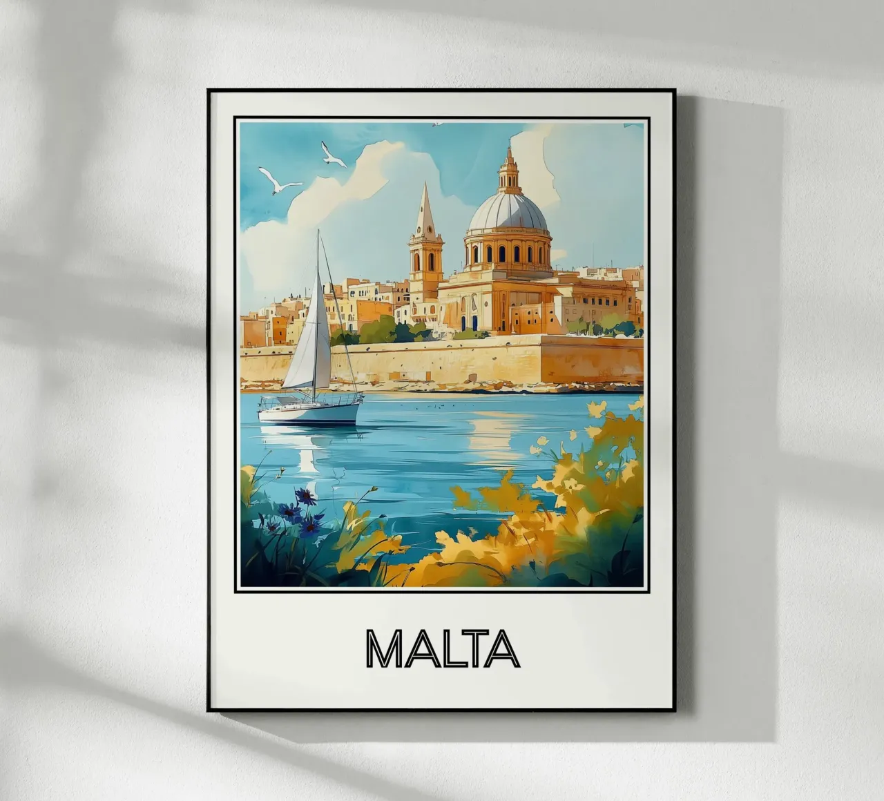 Affiche Malte plexiglass da Frame the World