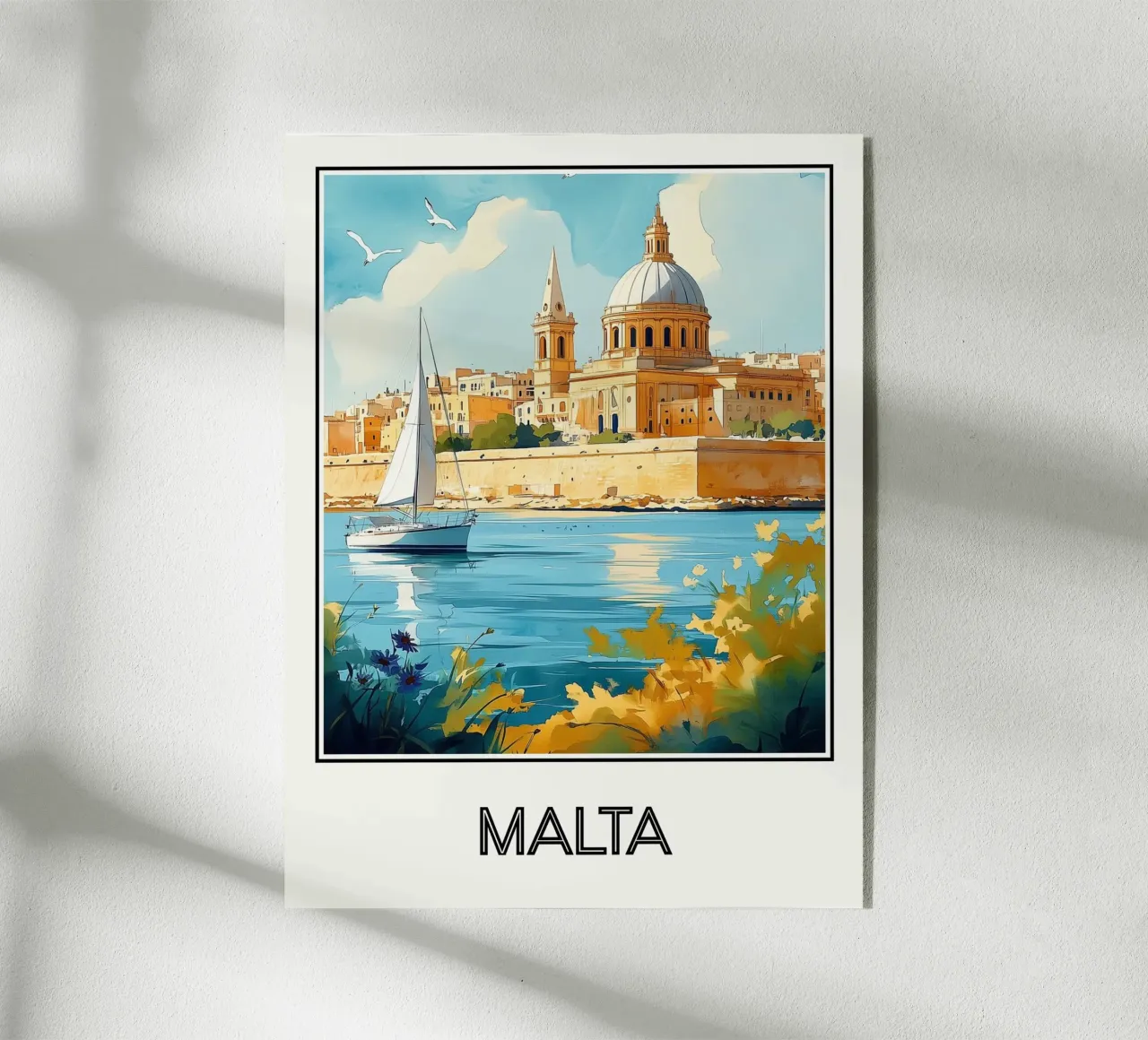 Affiche Malte plexiglass da Frame the World