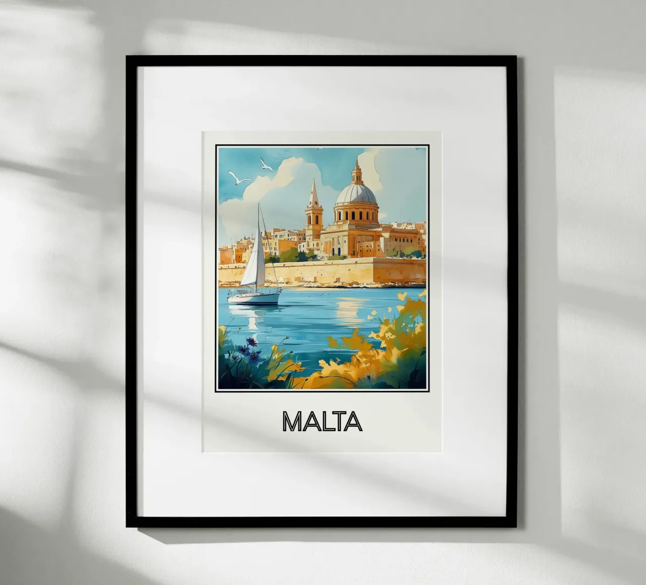 Affiche Malte poster da Frame the World