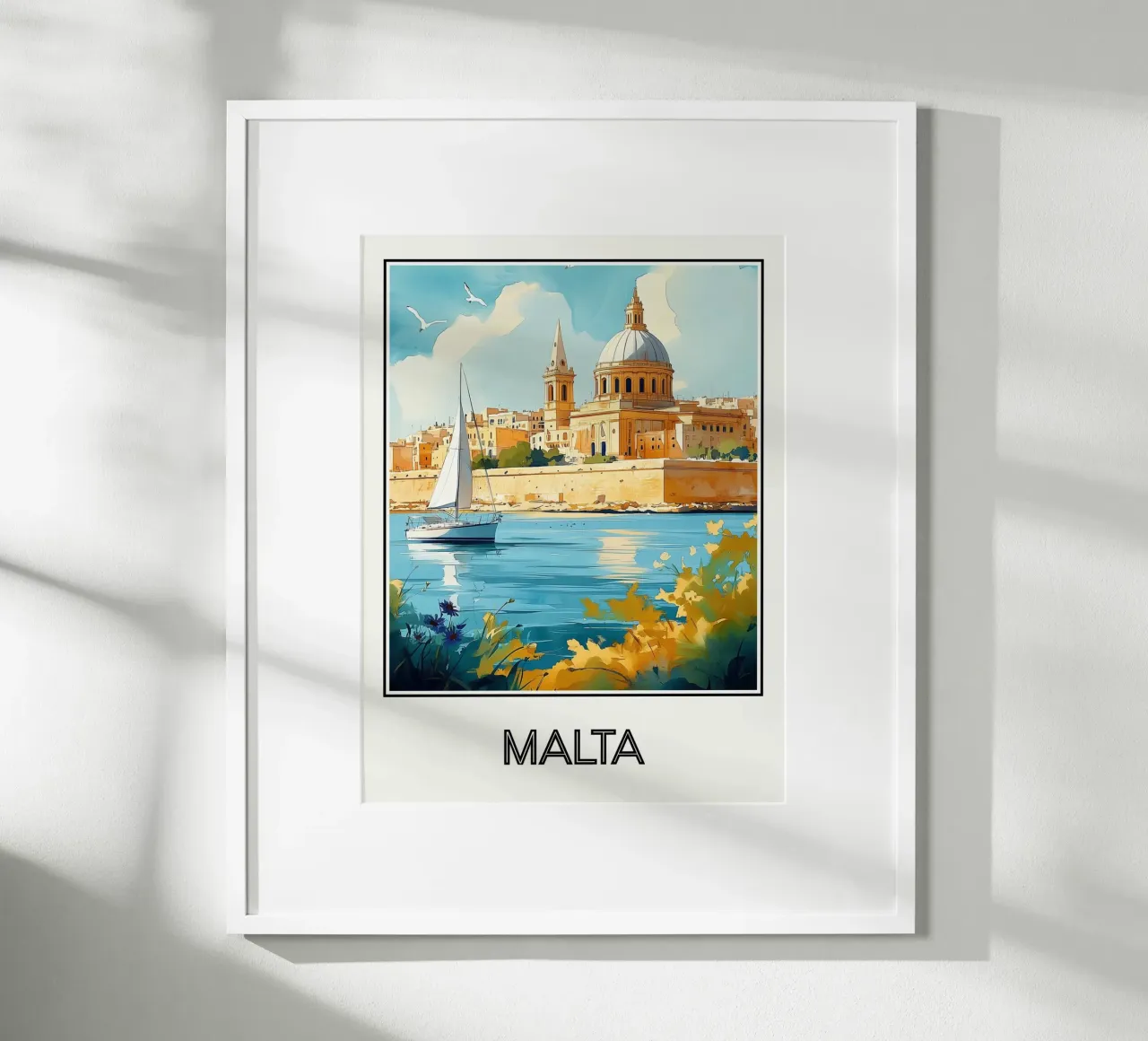 Affiche Malte poster da Frame the World