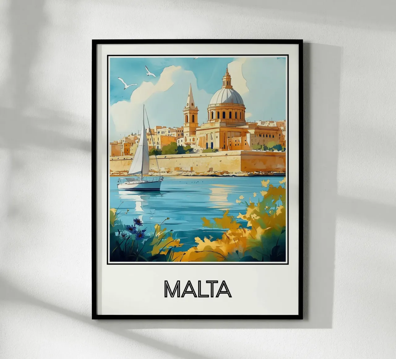 Affiche Malte poster da Frame the World