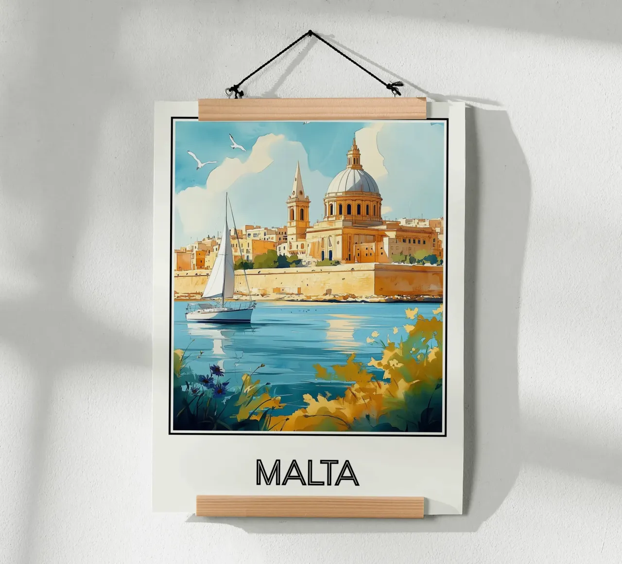 Affiche Malte poster da Frame the World