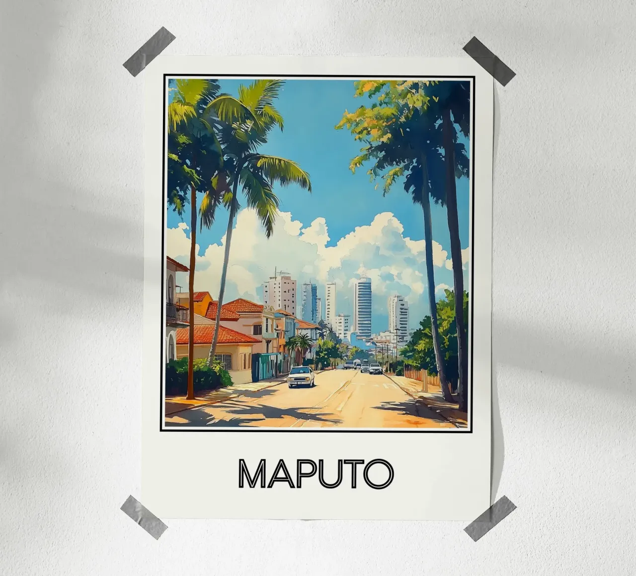 Maputo poster da Frame the World