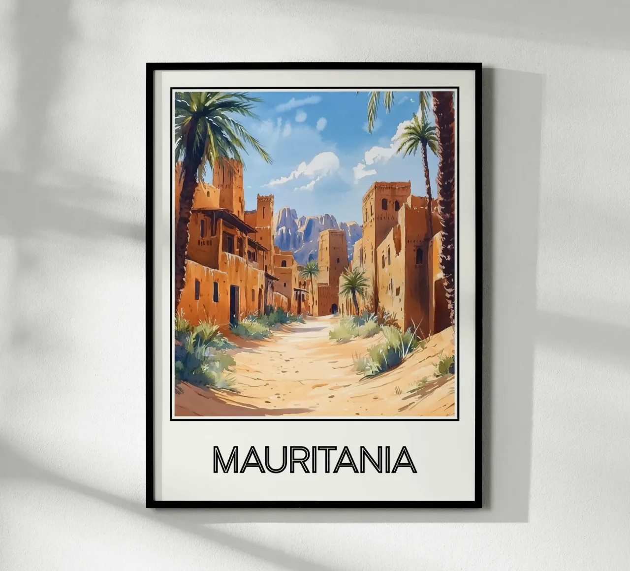 Mauritania poster da Frame the World