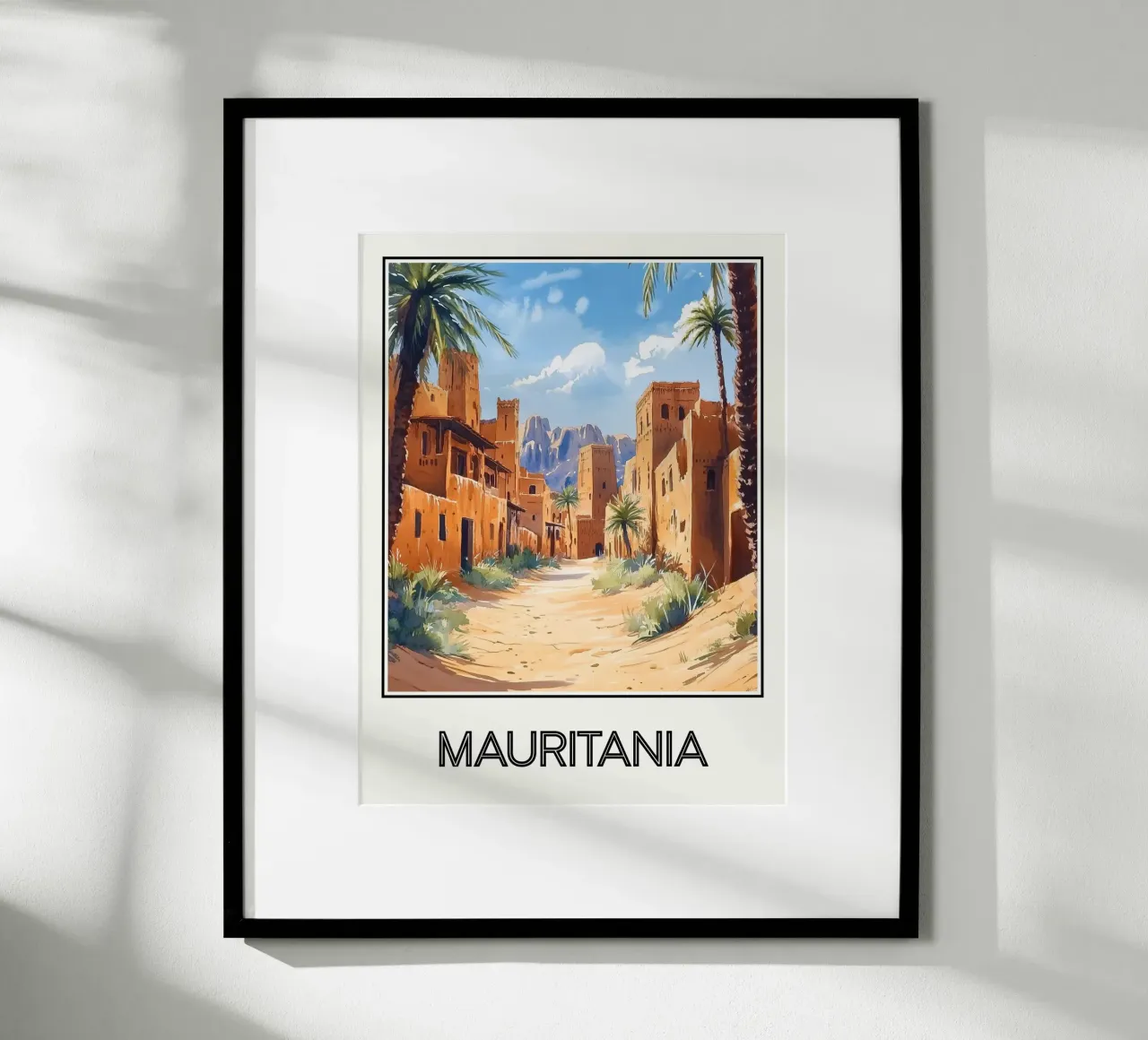 Mauritania poster da Frame the World