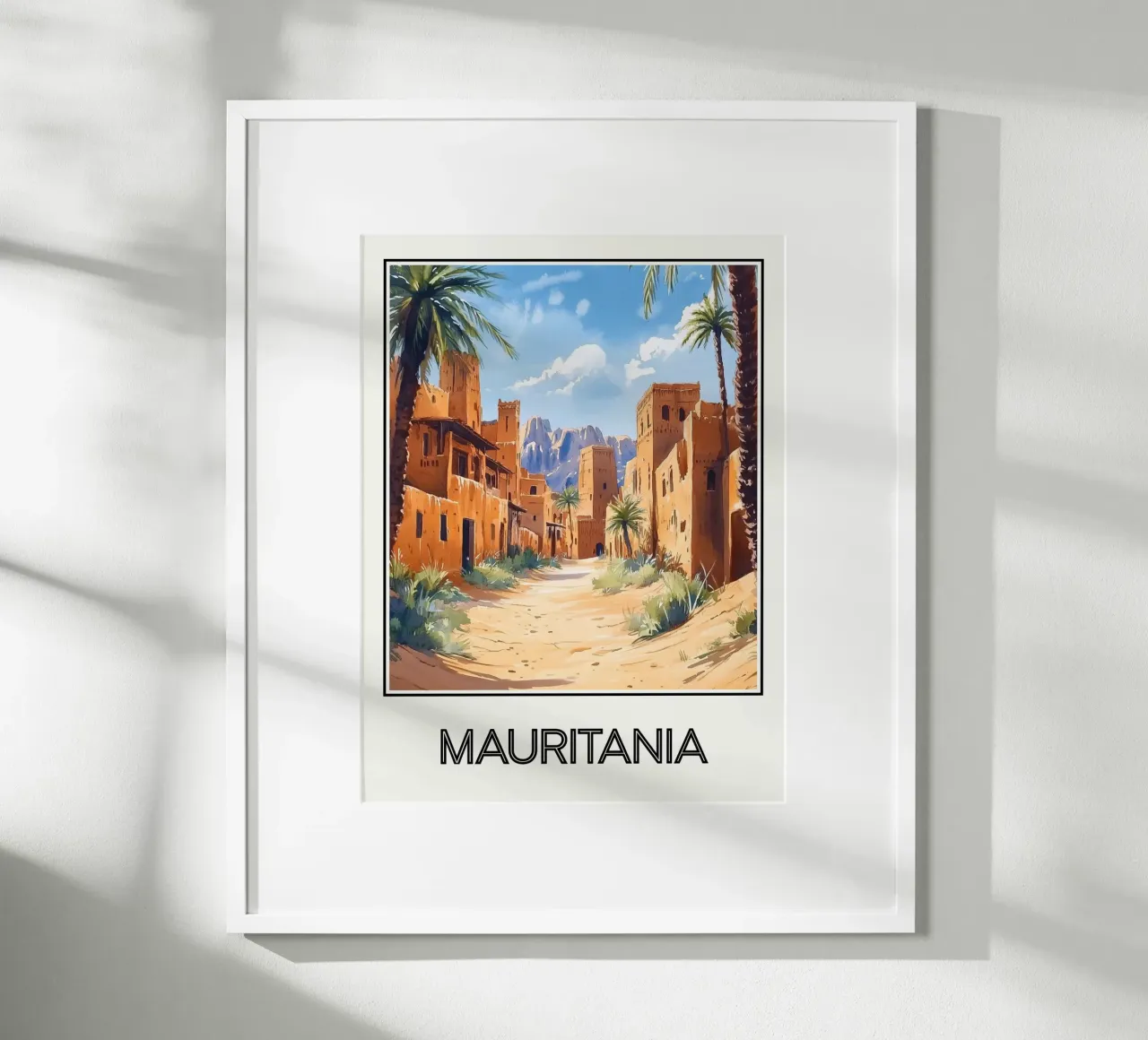 Mauritania poster da Frame the World