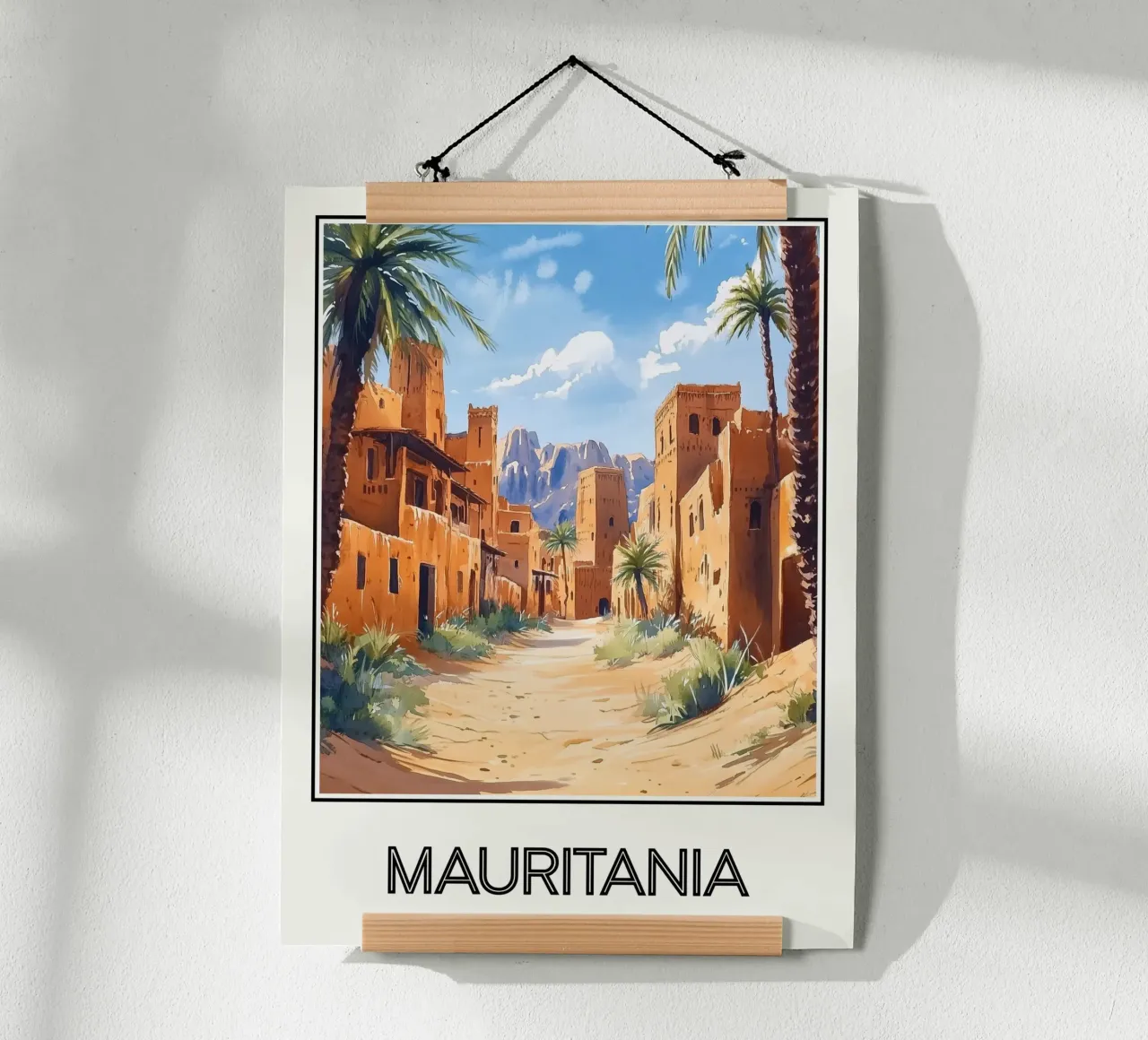 Mauritania poster da Frame the World