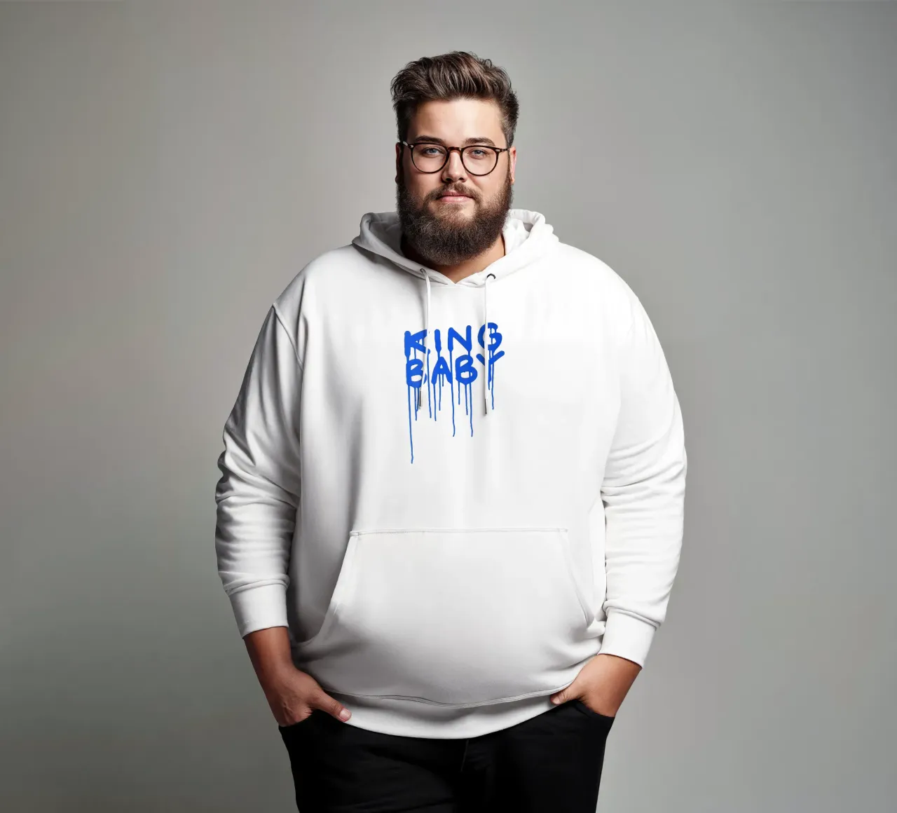 King Baby felpa con cappuccio da Flo Klein