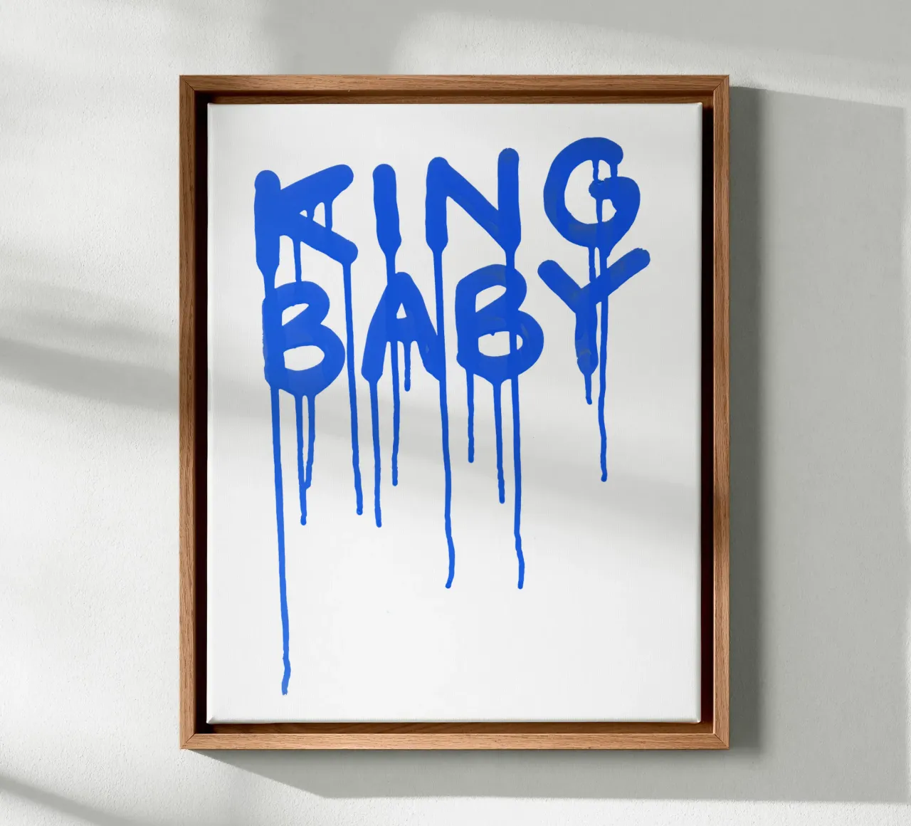 King Baby tela con Cornice a cassetta da Flo Klein