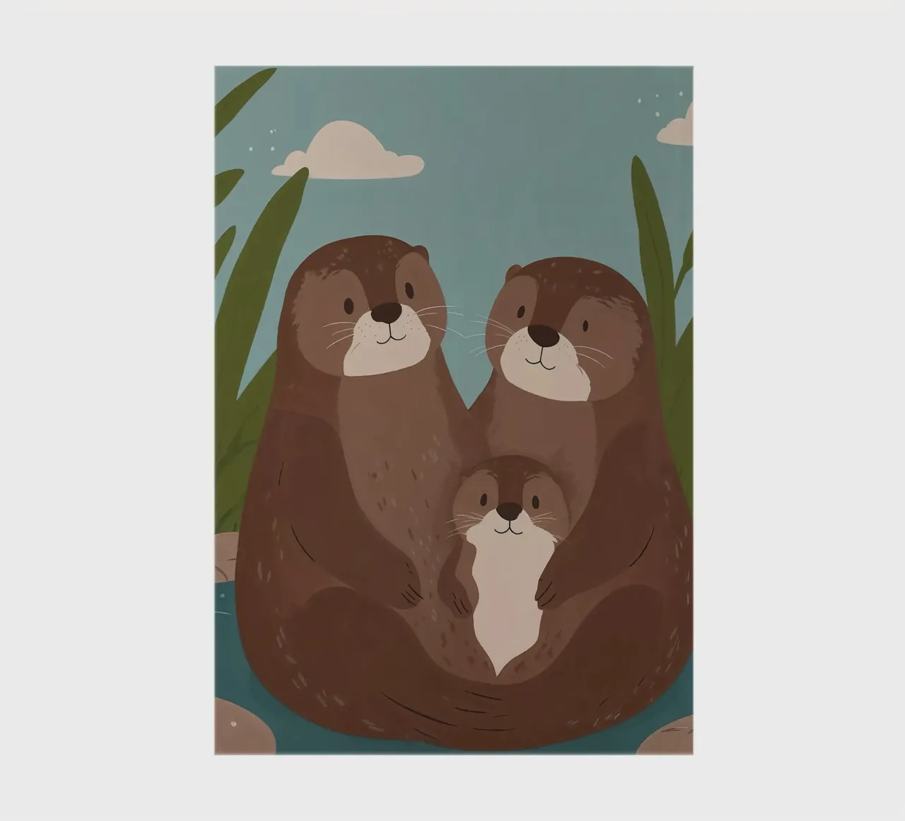 Friendly Otters notebook by SnoopyAnimals