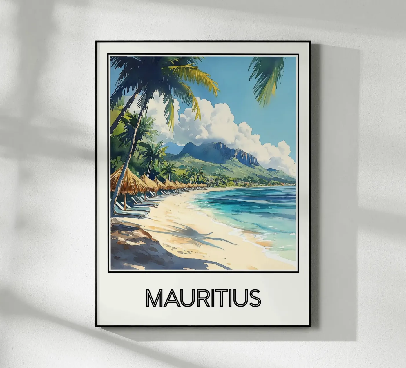 Mauritius poster plexiglass da Frame the World