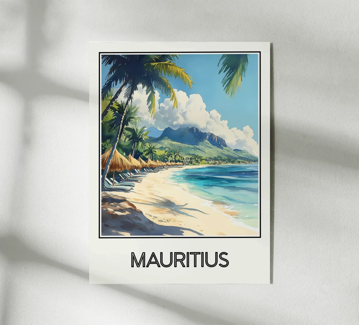 Mauritius poster plexiglass da Frame the World