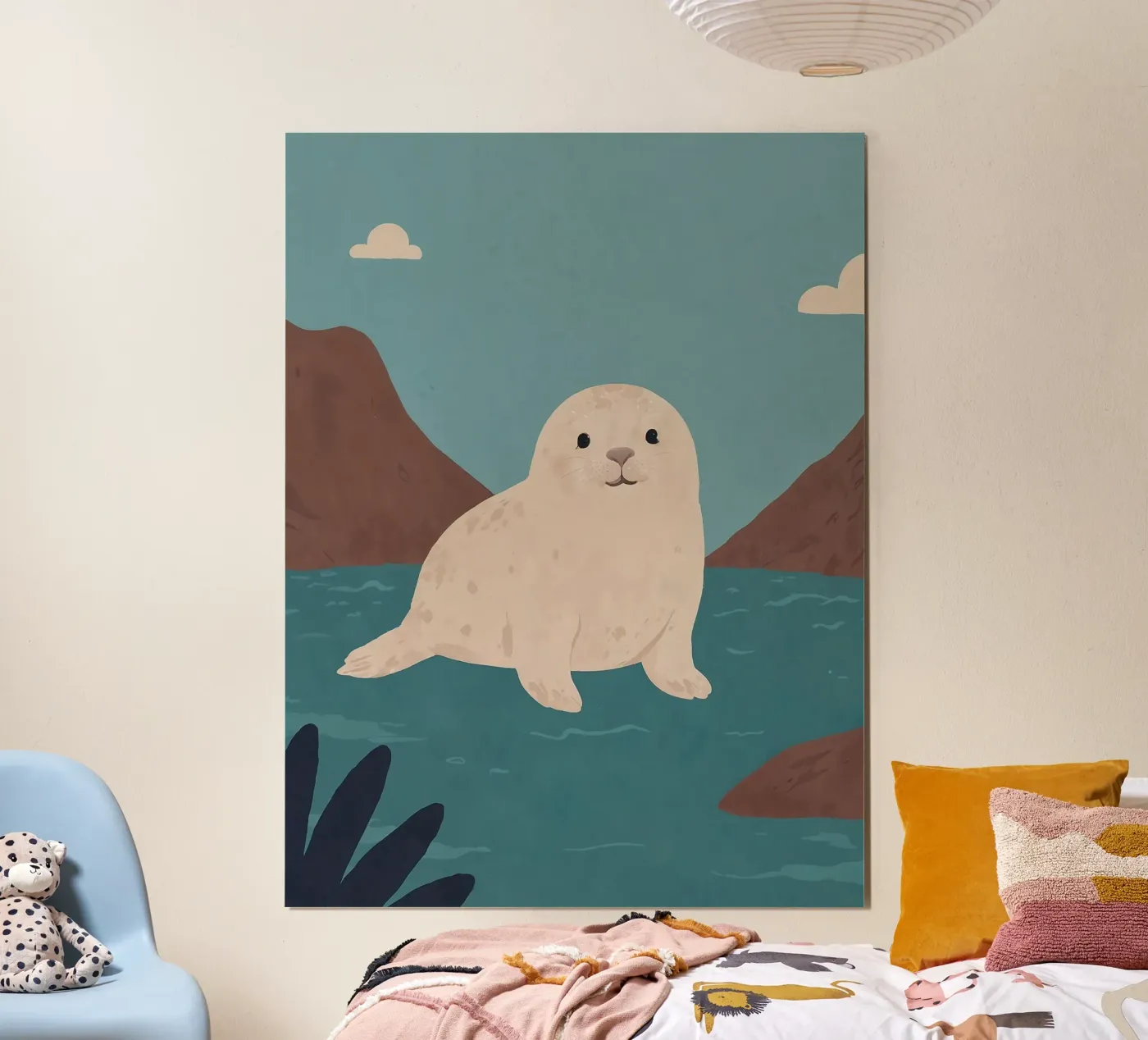 Friendly Tiny Seal poster by SnoopyAnimals