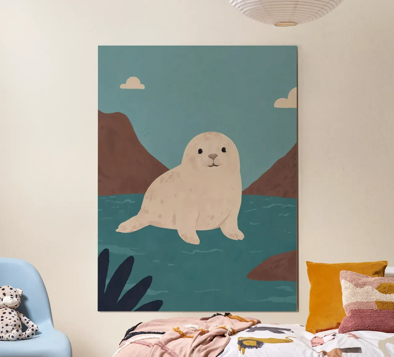 Vriendelijk zeehondje poster van SnoopyAnimals