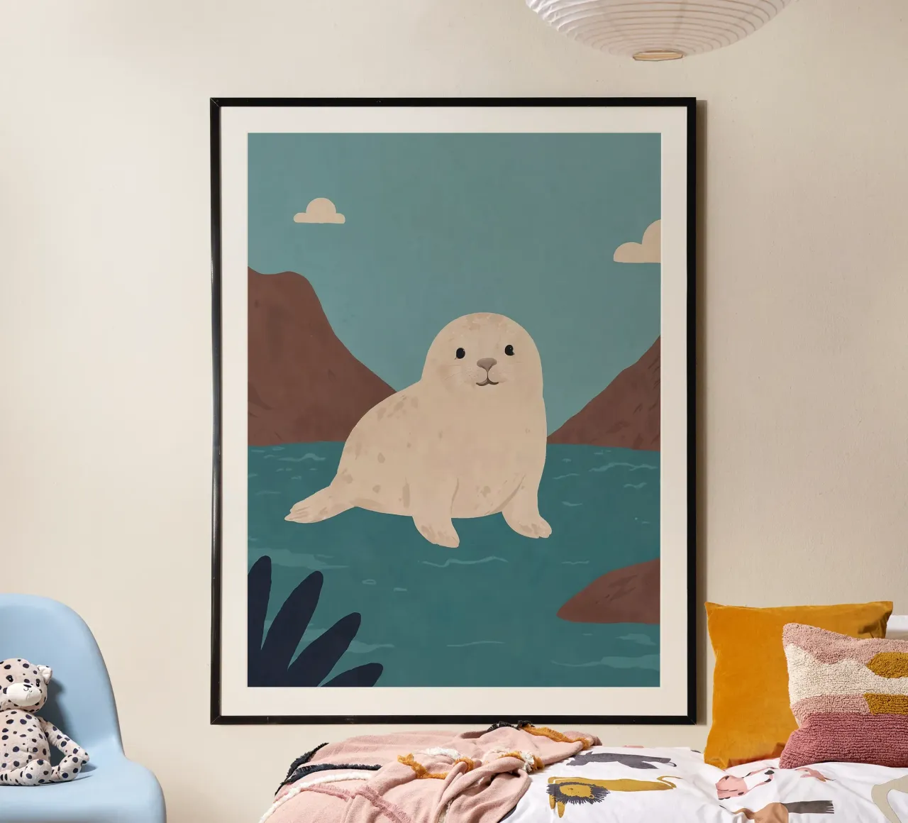 Vriendelijk zeehondje poster van SnoopyAnimals