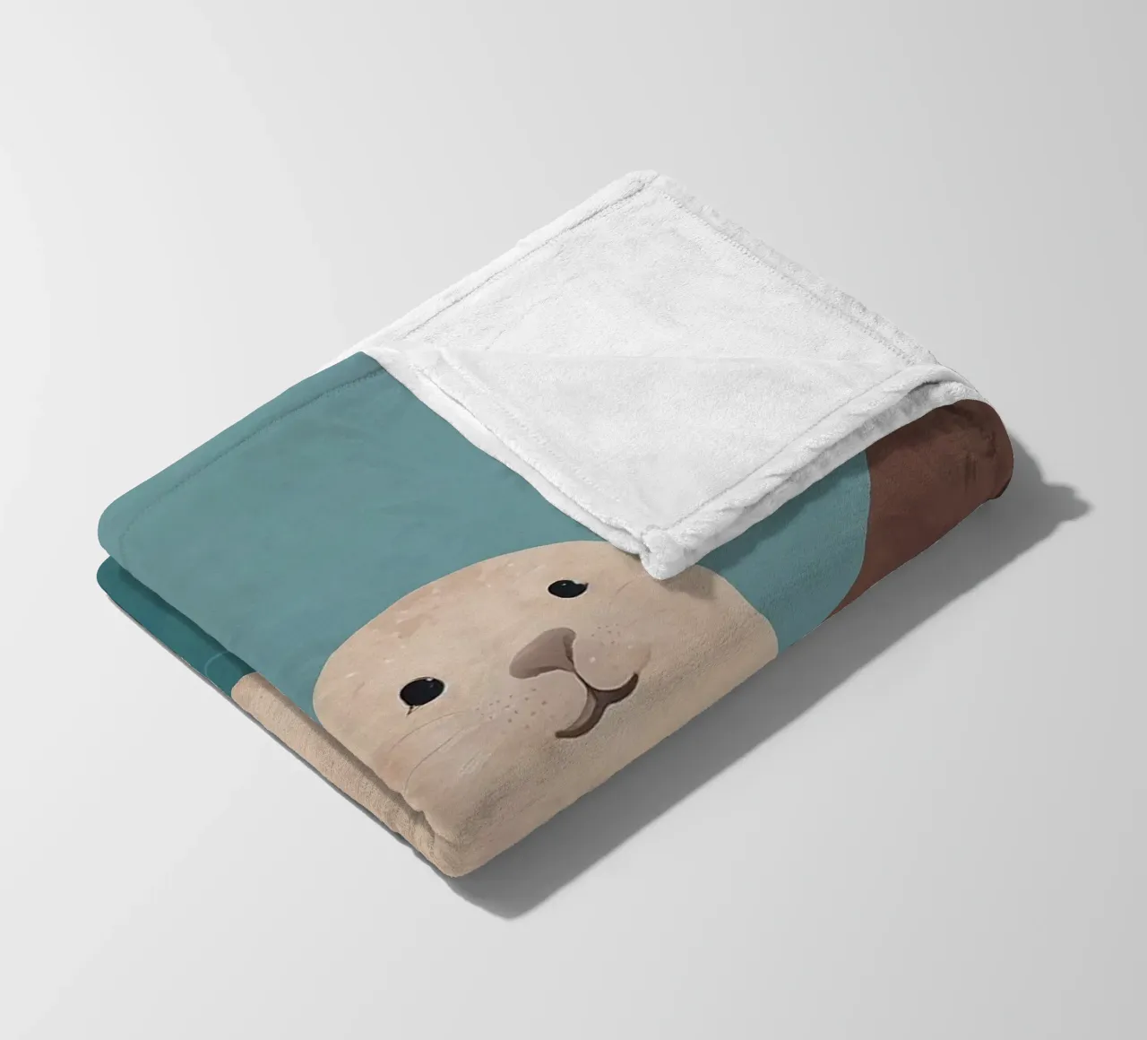 Una piccola foca amica coperta in pile da SnoopyAnimals