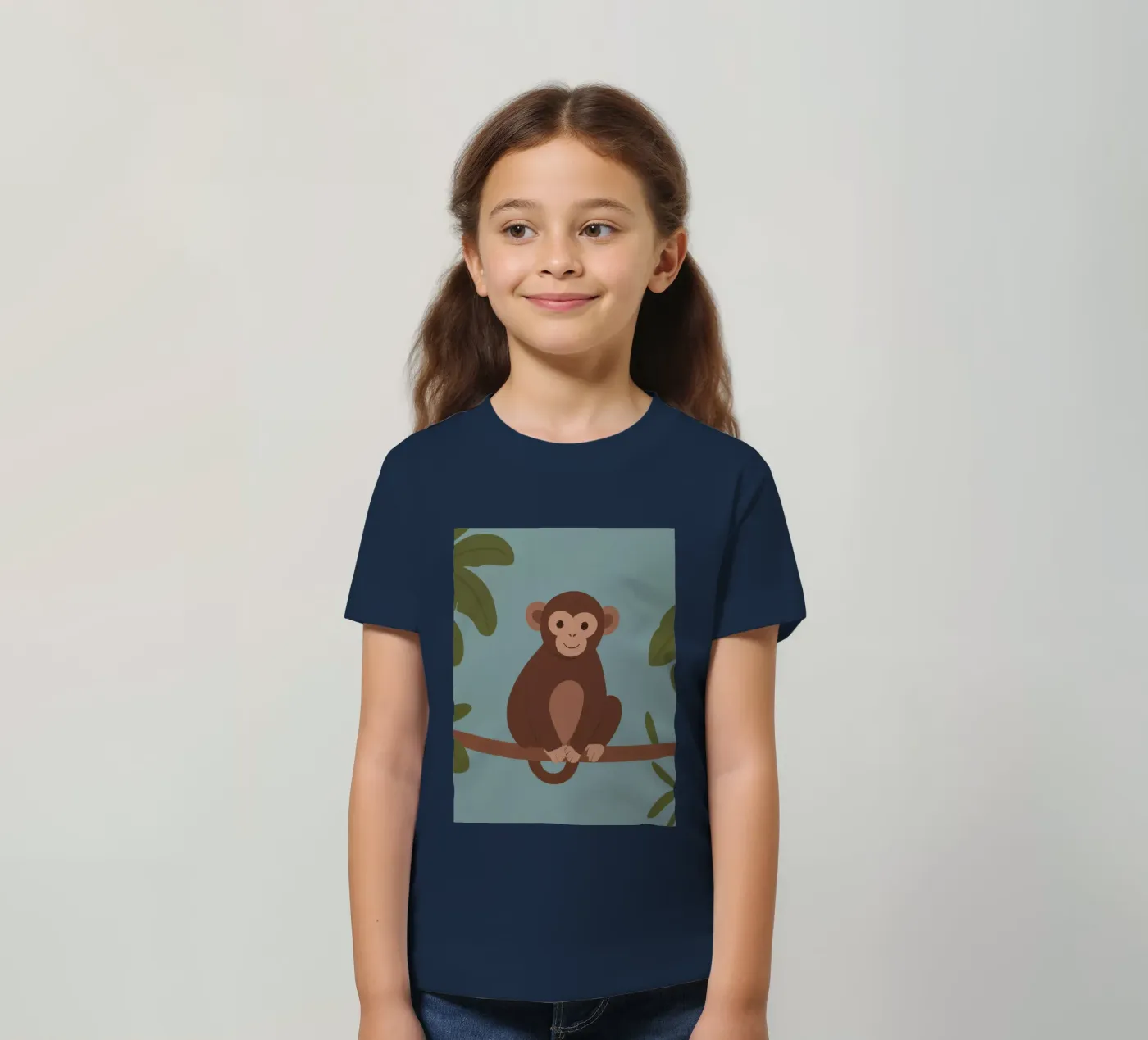 Scimmia amica t-shirt bambini da SnoopyAnimals