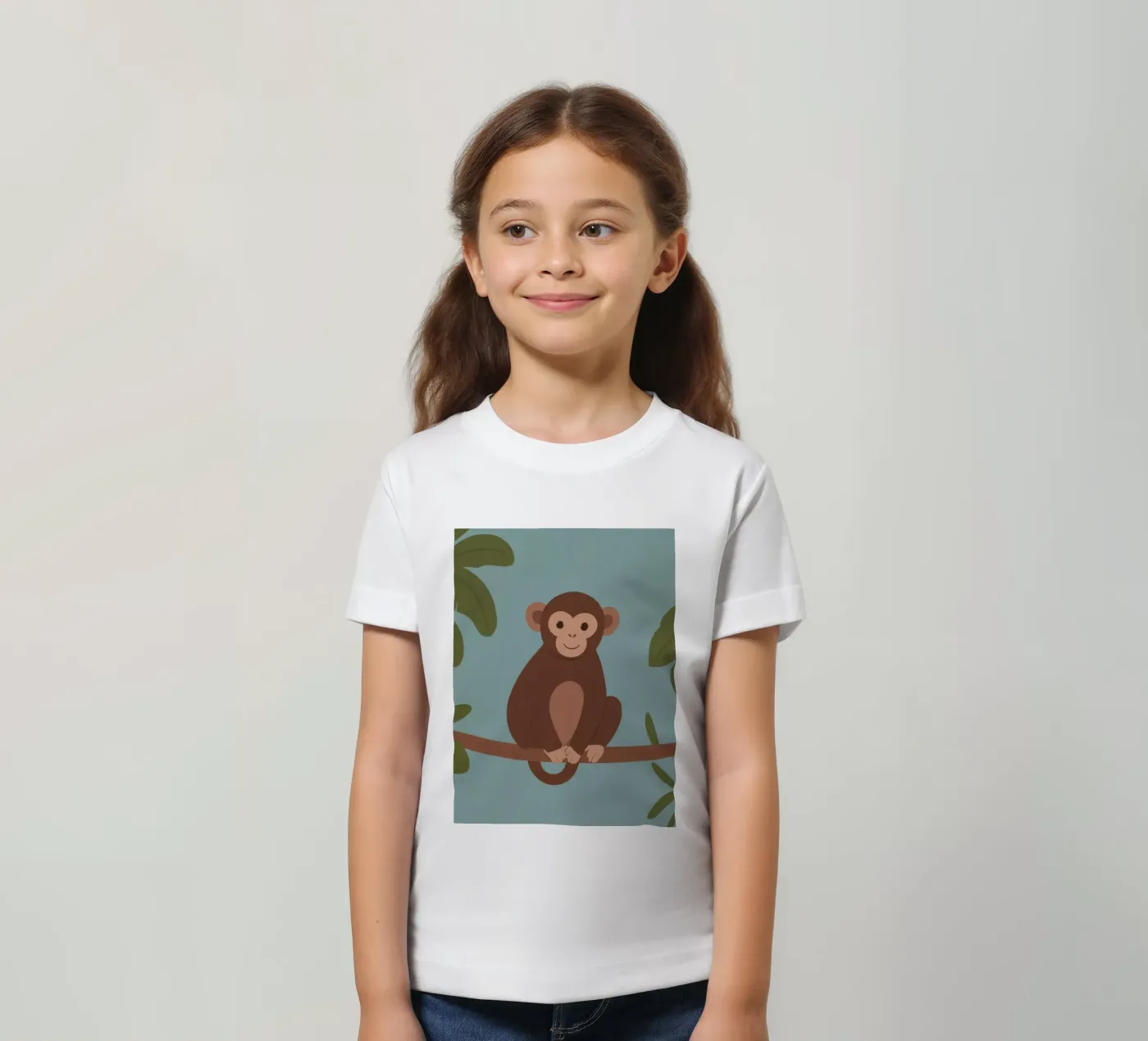 Scimmia amica t-shirt bambini da SnoopyAnimals