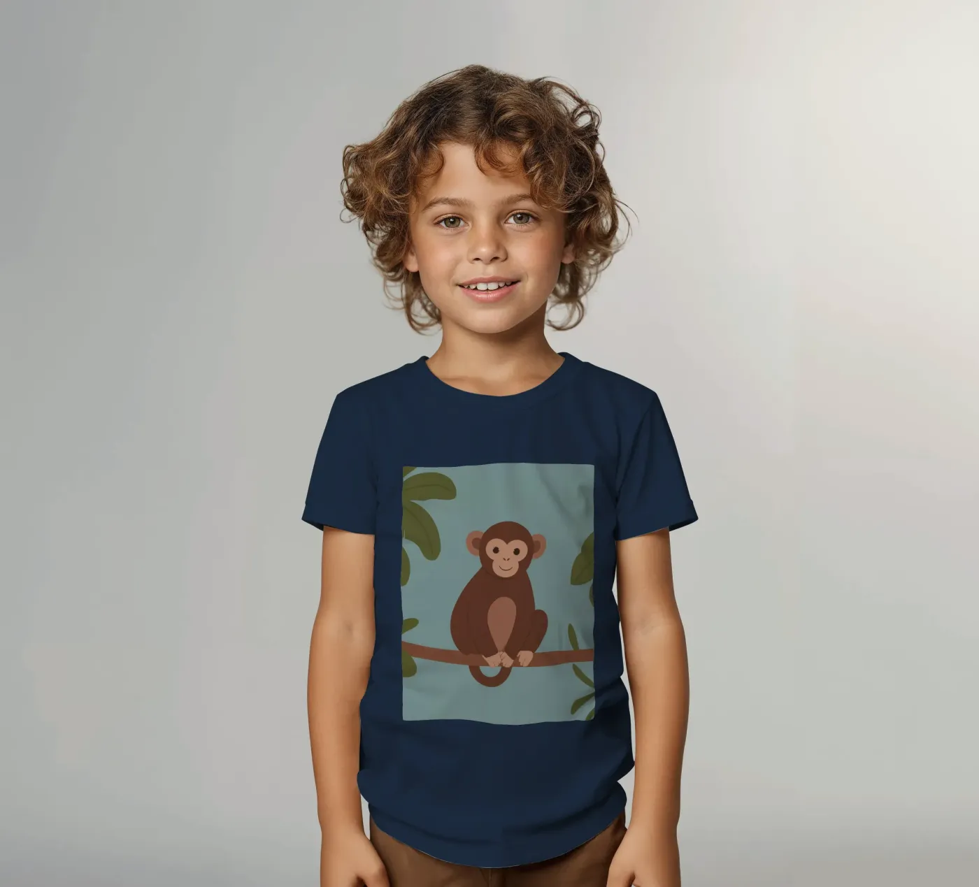 Scimmia amica t-shirt bambini da SnoopyAnimals
