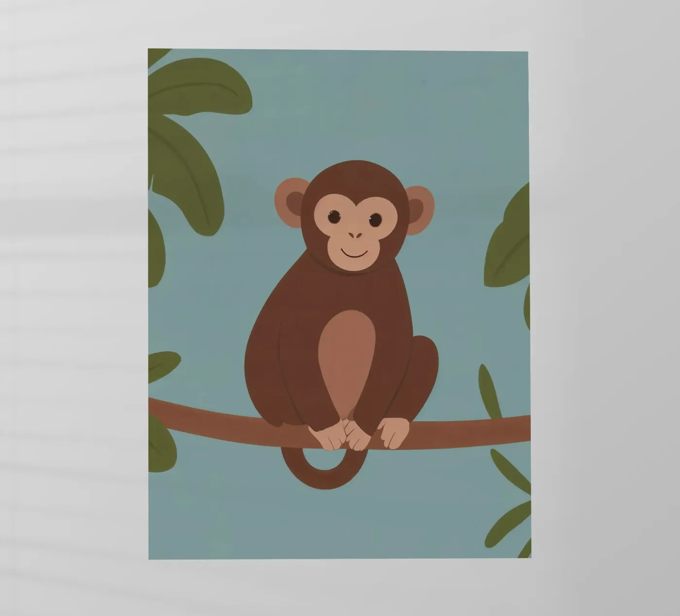 Scimmia amica pellicola backlit da SnoopyAnimals