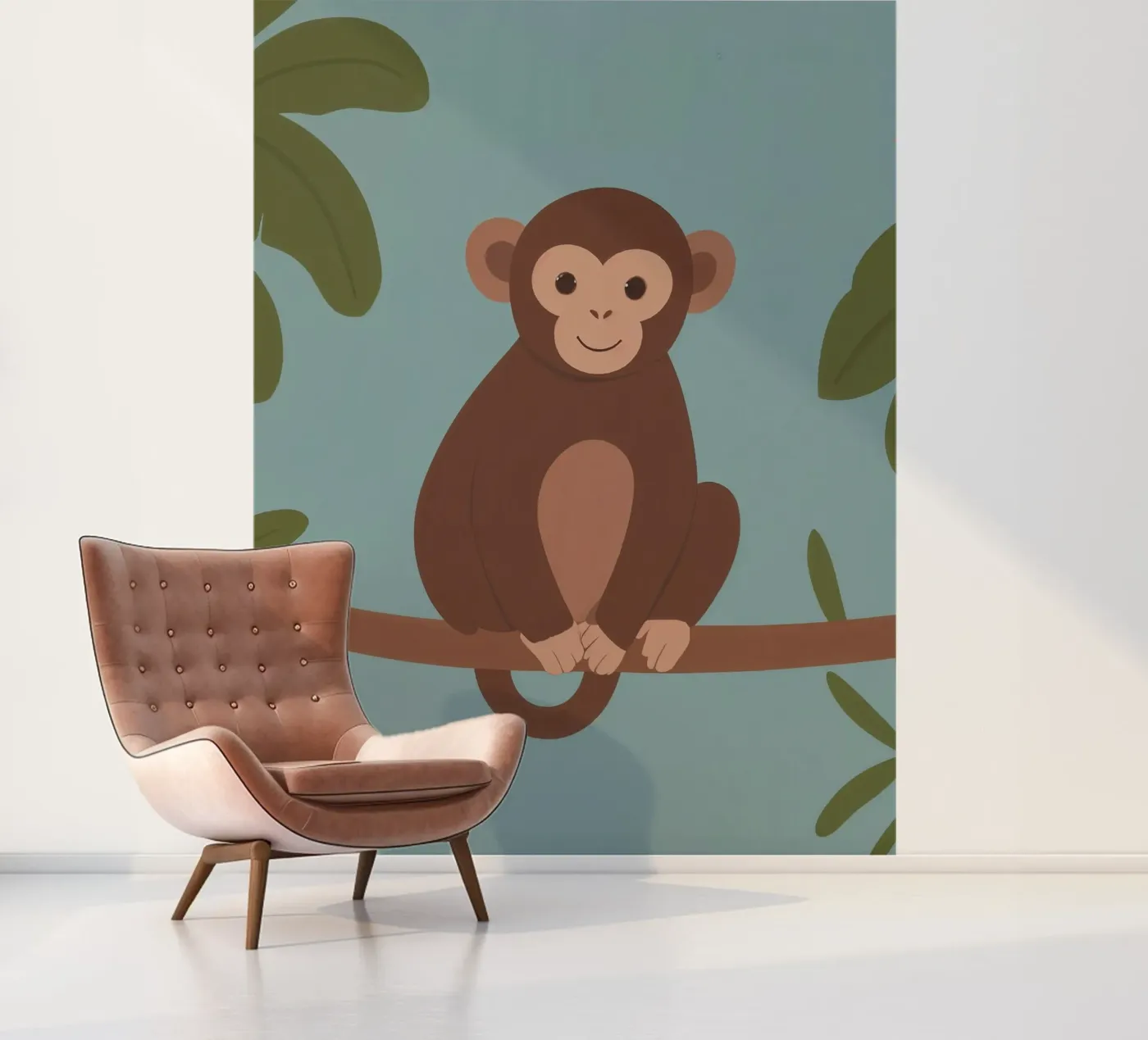 Vriendelijke aap fotobehang van SnoopyAnimals