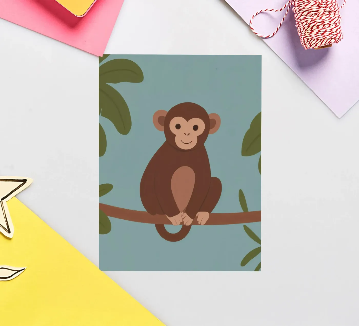 Friendly Monkey sticker by SnoopyAnimals