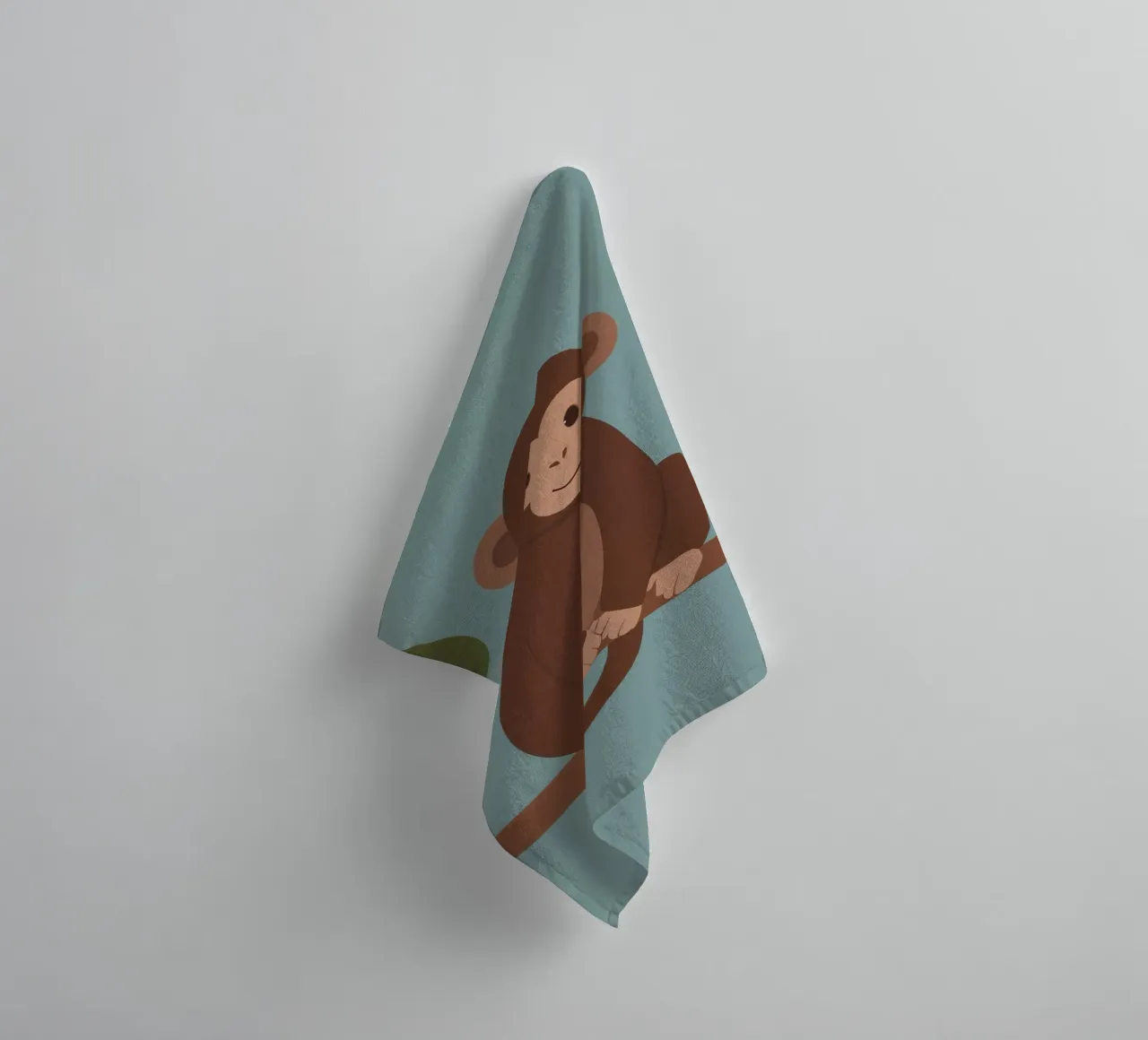 Friendly Monkey towel by SnoopyAnimals