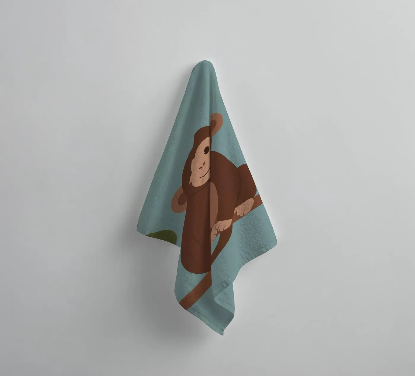 Friendly Monkey towel by SnoopyAnimals