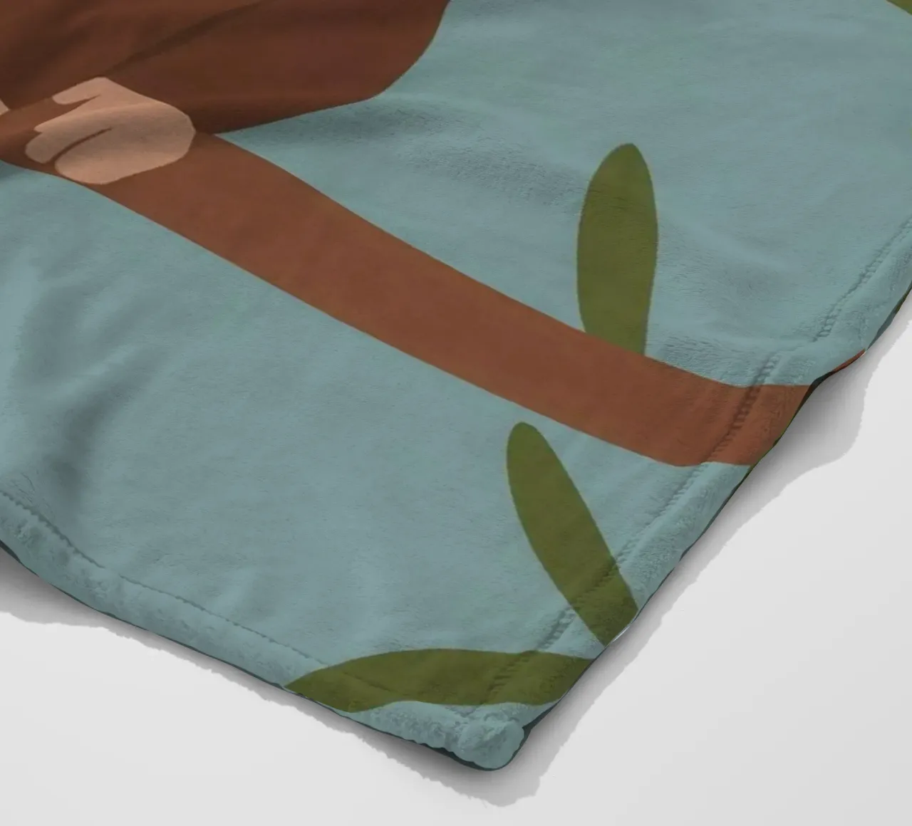 Friendly Monkey fleece blanket by SnoopyAnimals