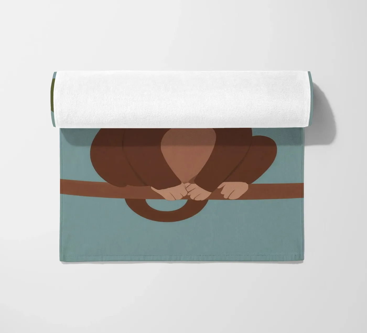 Scimmia amica telo mare da SnoopyAnimals