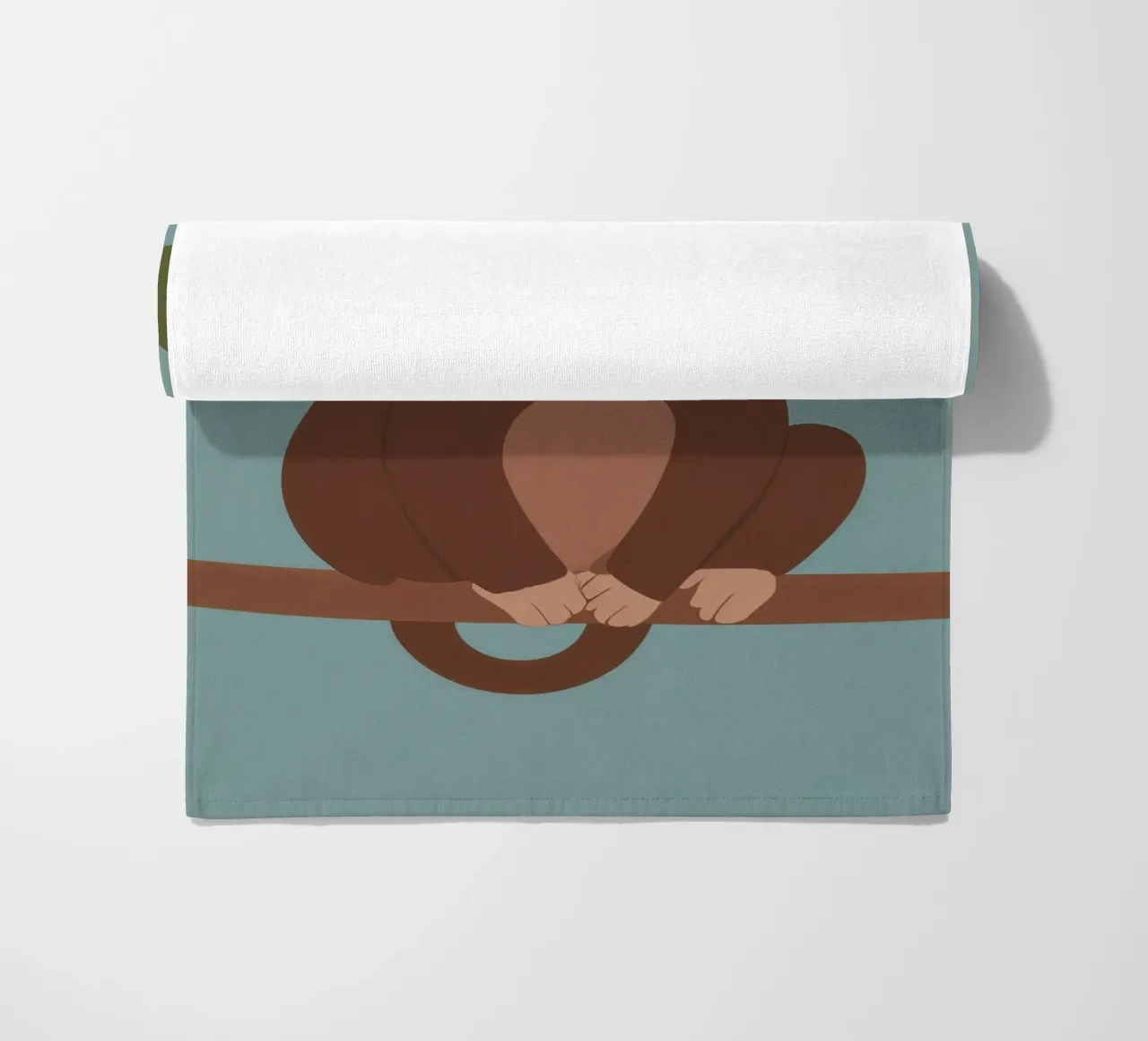 Vriendelijke aap strandhanddoek van SnoopyAnimals