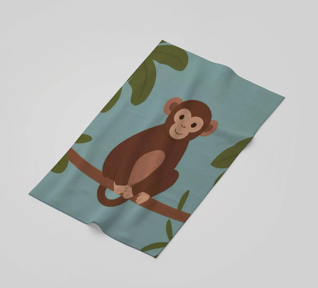 Vriendelijke aap strandhanddoek van SnoopyAnimals