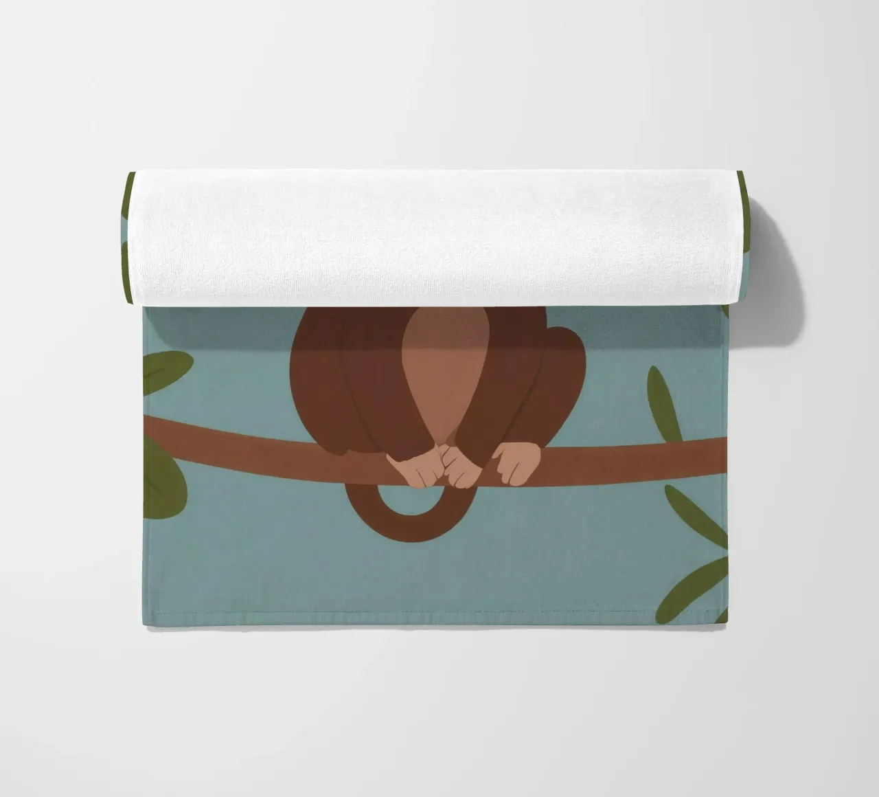 Vriendelijke aap strandhanddoek van SnoopyAnimals