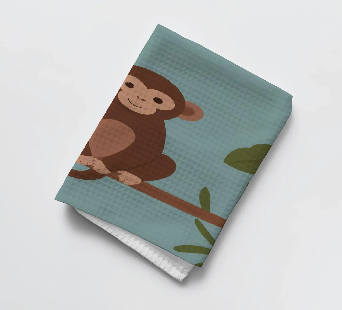 Friendly Monkey tea towel by SnoopyAnimals