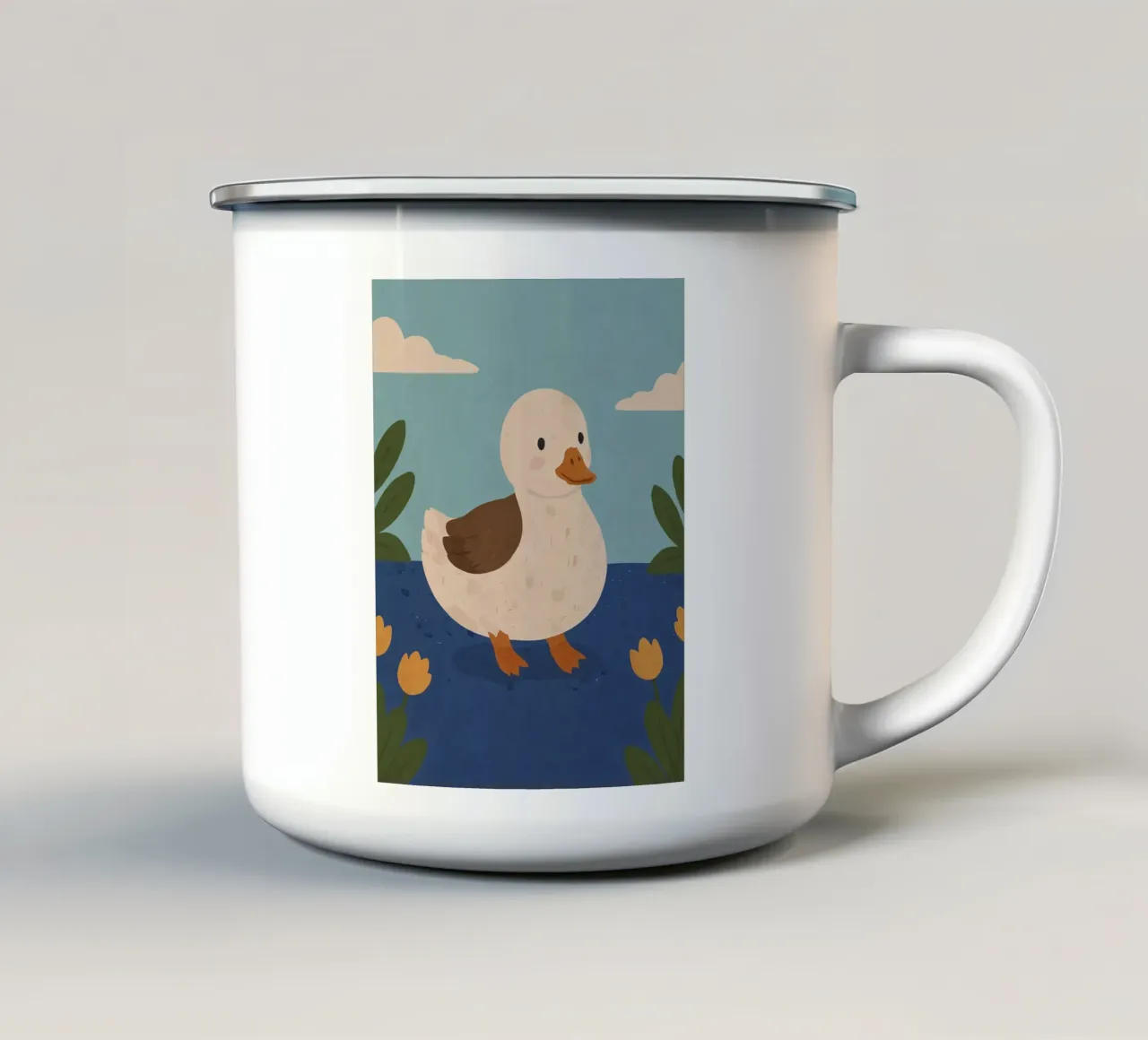 Anatra amichevole tazza in smalto da SnoopyAnimals