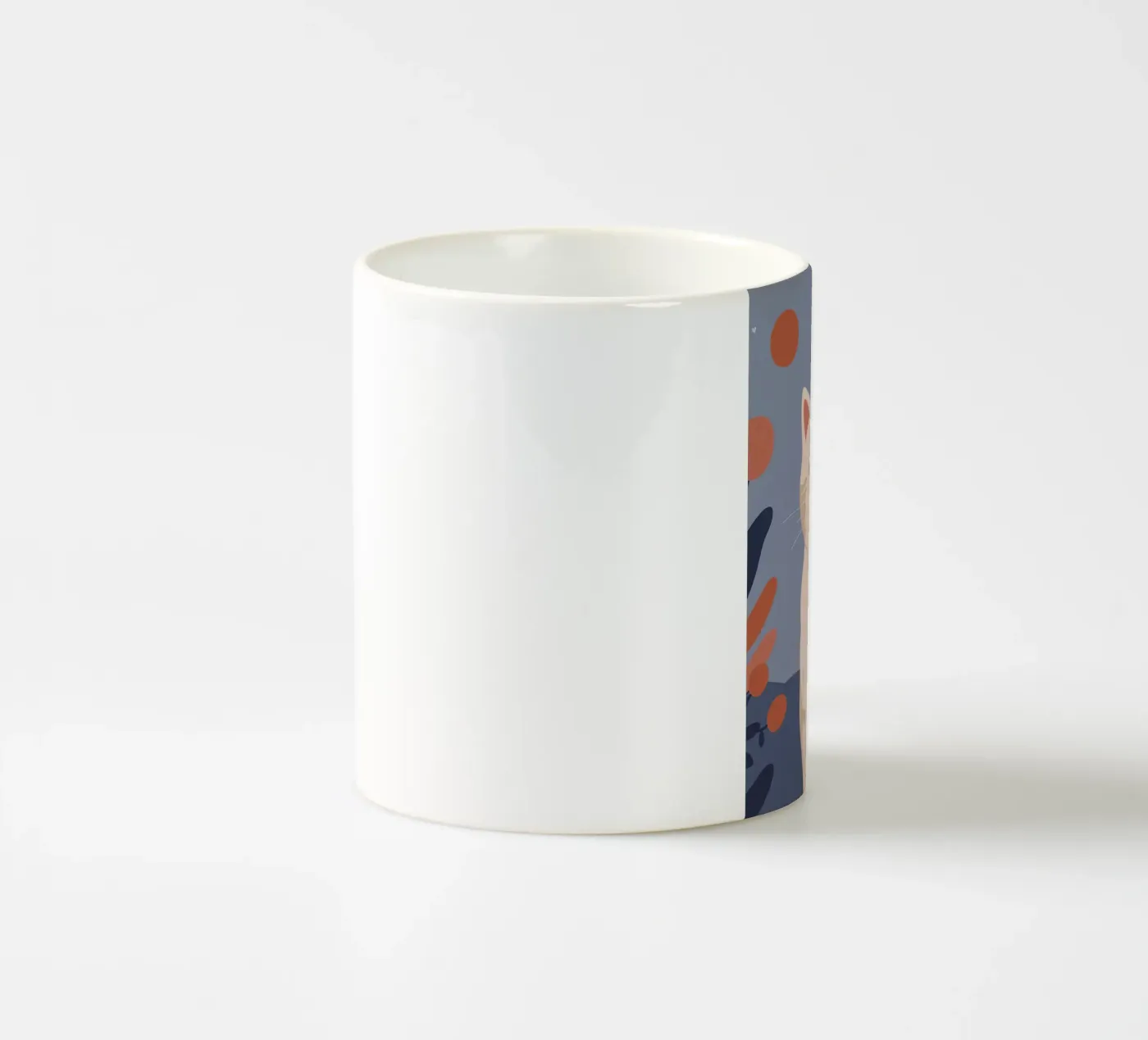 Friendly Kitty ceramic mug by SnoopyAnimals