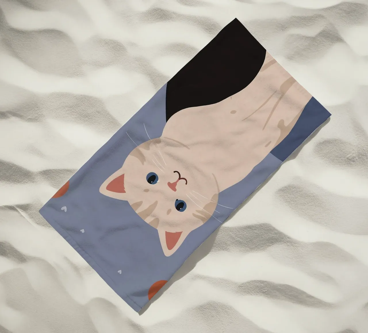 Gattino amichevole telo mare da SnoopyAnimals