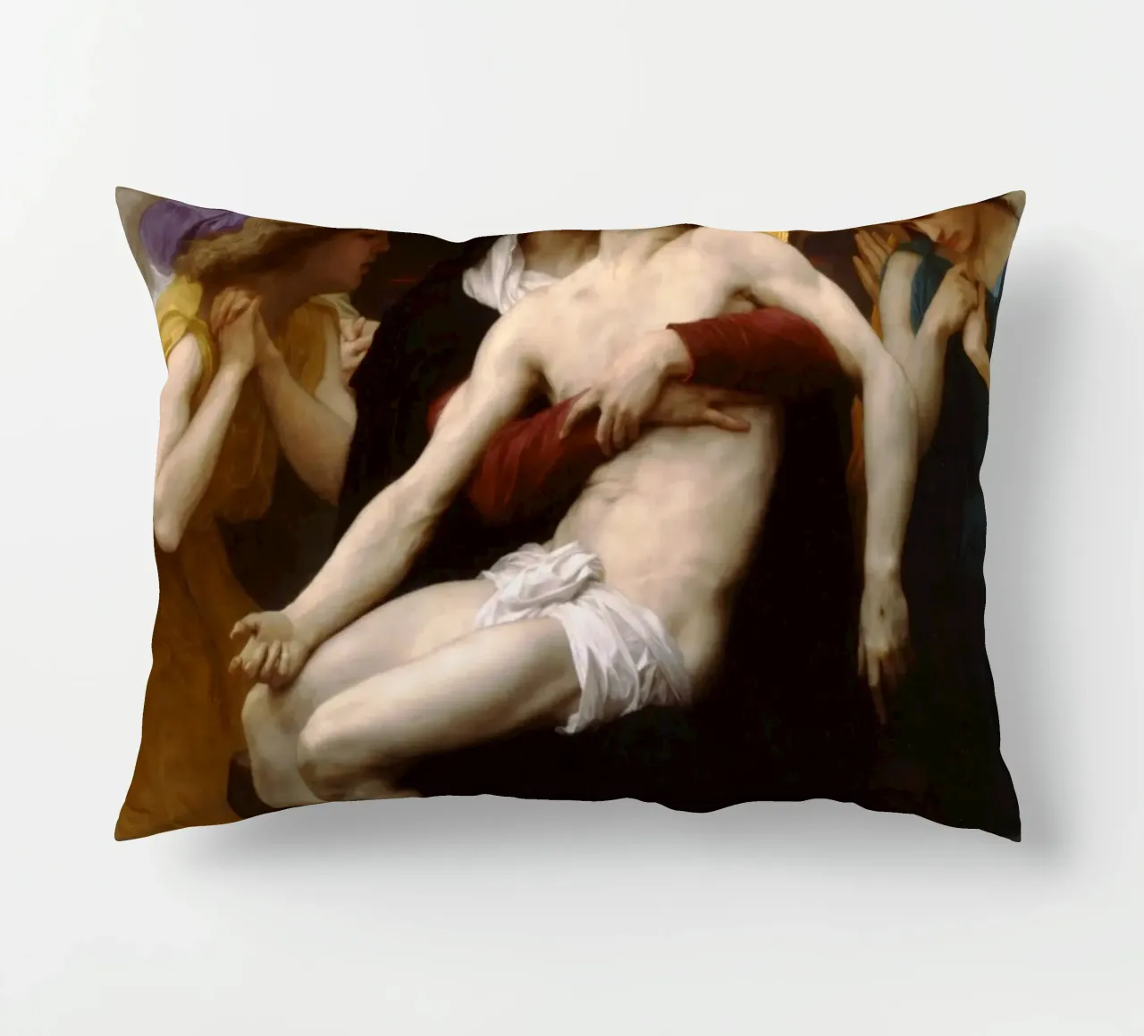 William-Adolphe Bouguereau - Pietà cuscino da Timeless Artworks