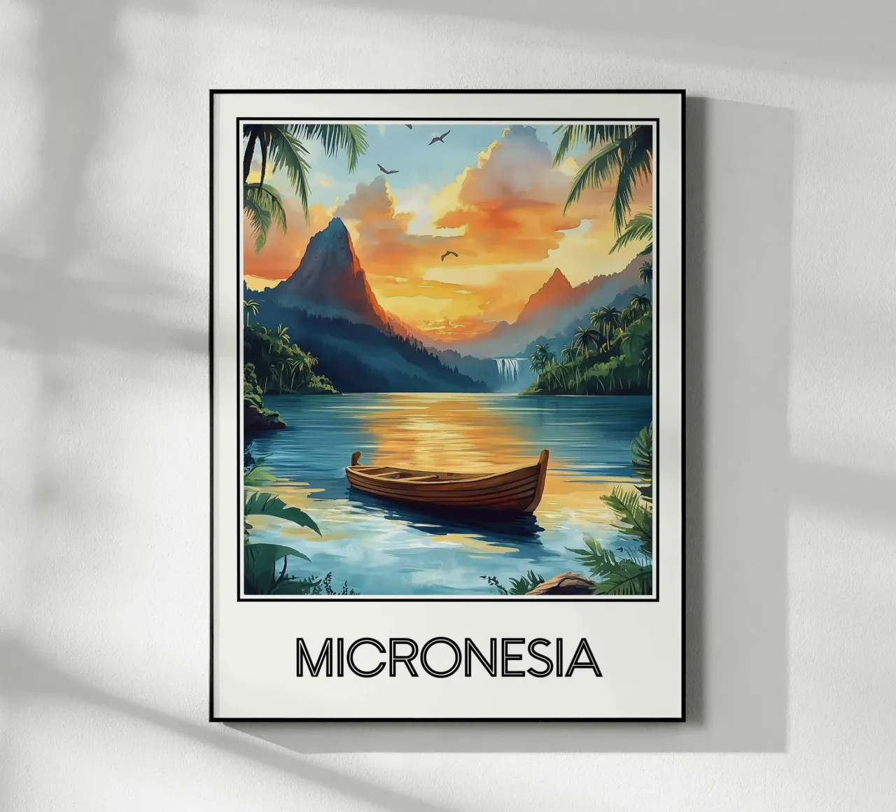 Affiche Micronesias plexiglass da Frame the World