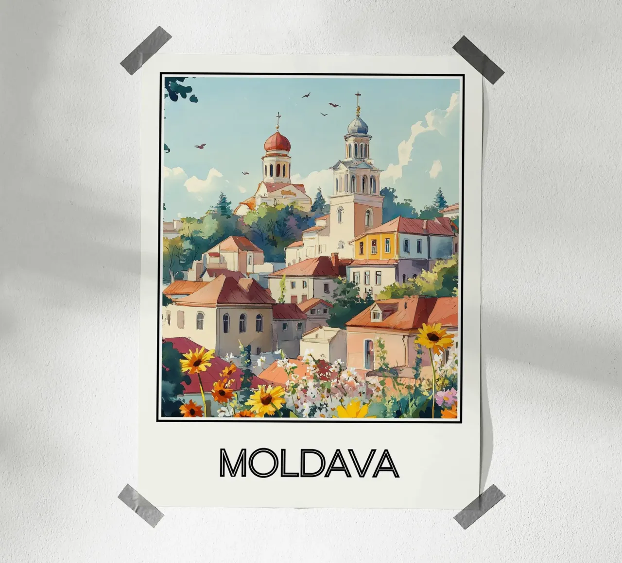 Moldava poster da Frame the World