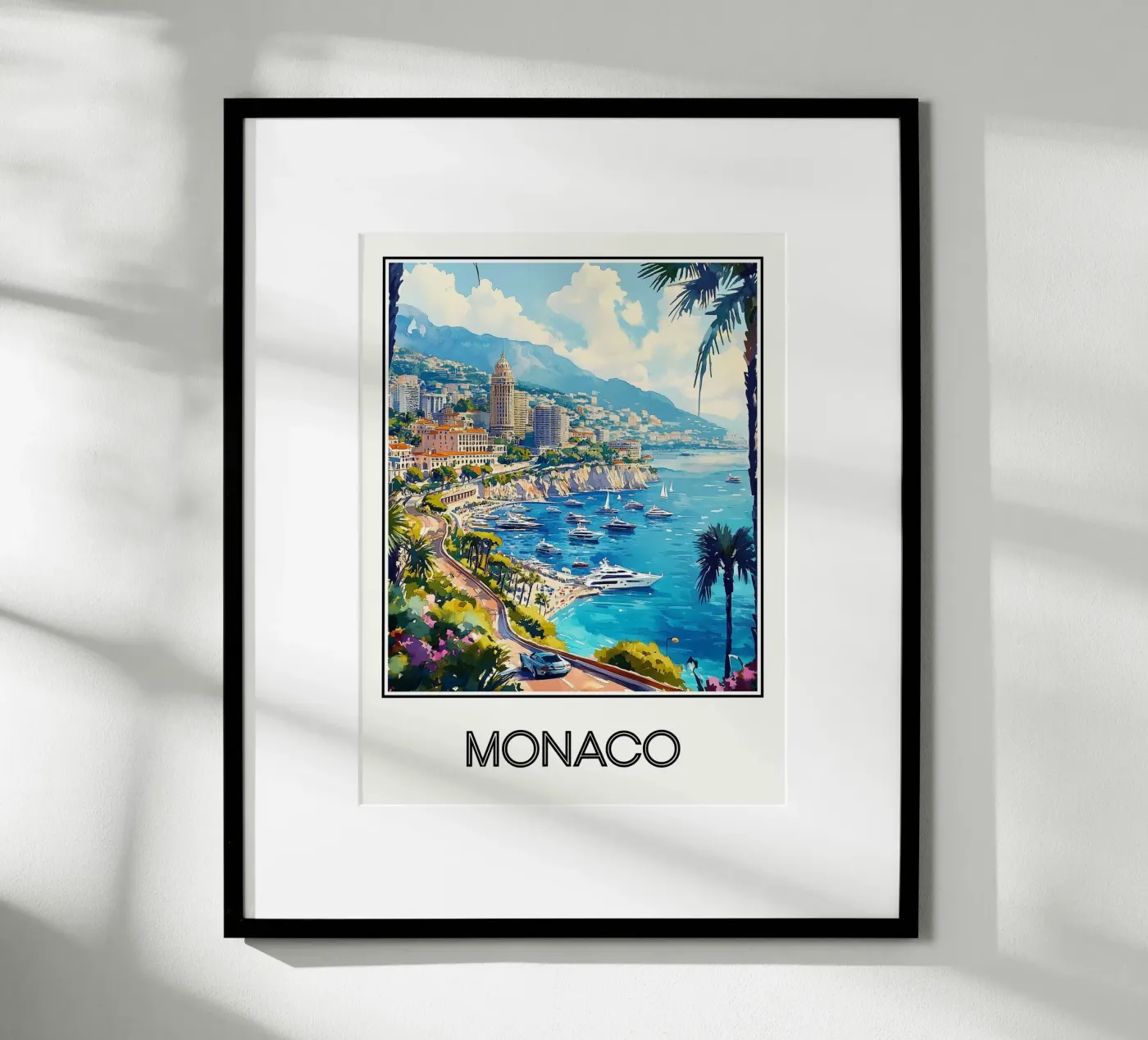 Affiche Monaco poster da Frame the World