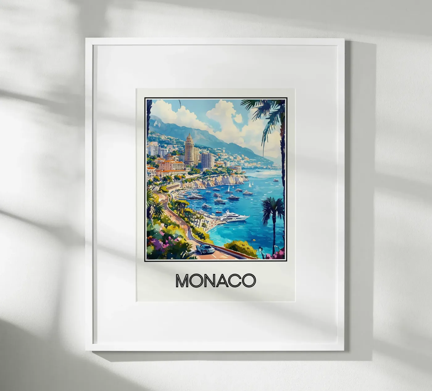 Affiche Monaco poster da Frame the World
