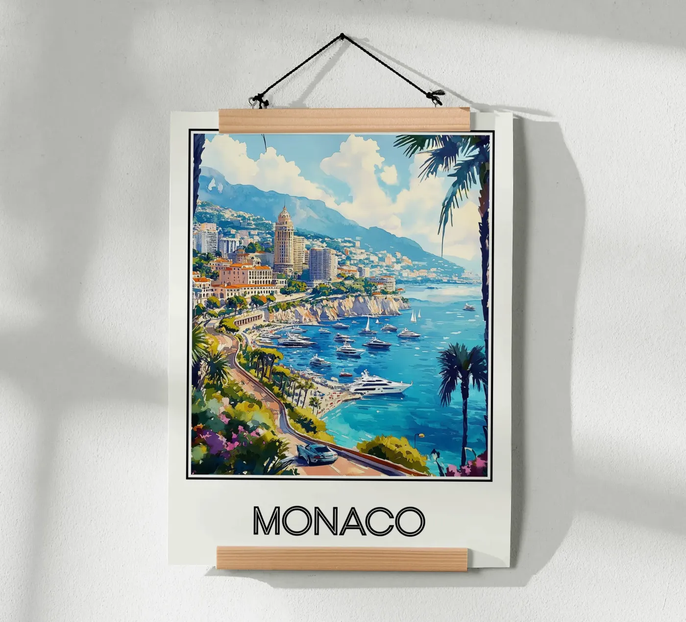 Affiche Monaco poster da Frame the World