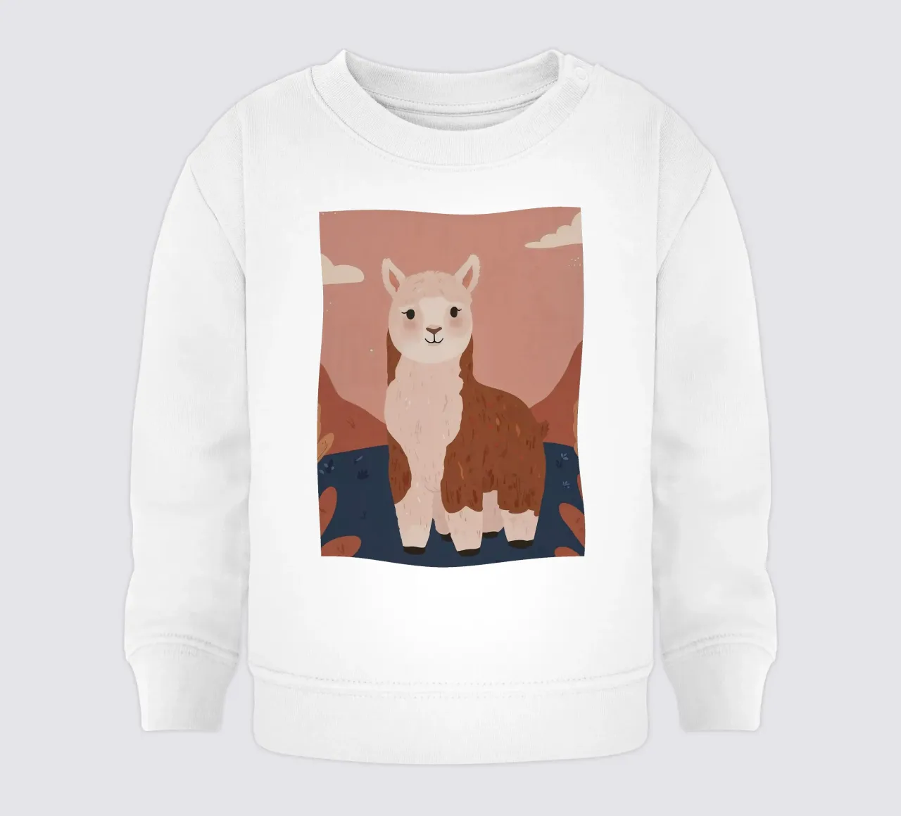 Lama amichevole felpa neonato da SnoopyAnimals