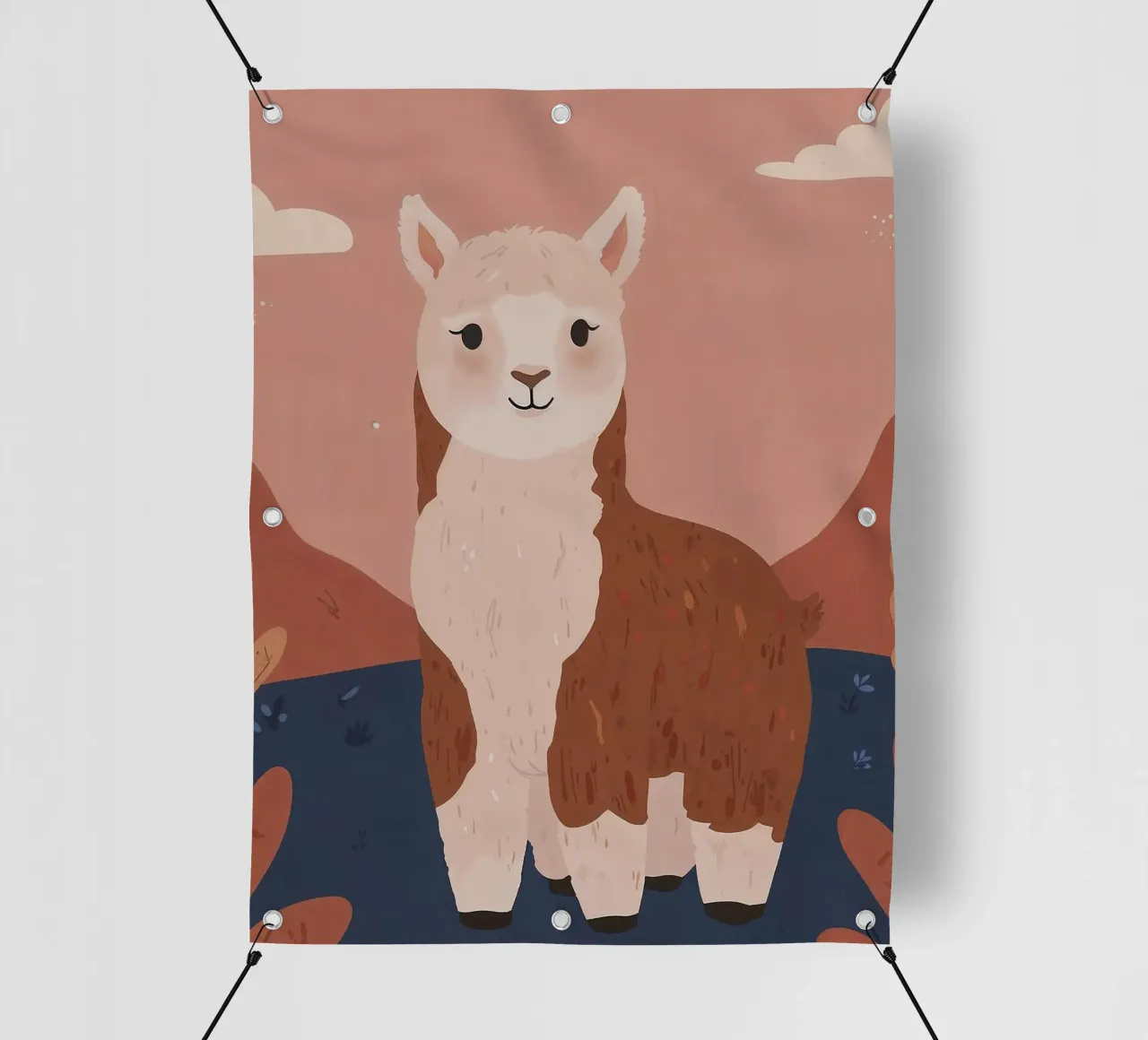 Lama amichevole telo in pvc da SnoopyAnimals