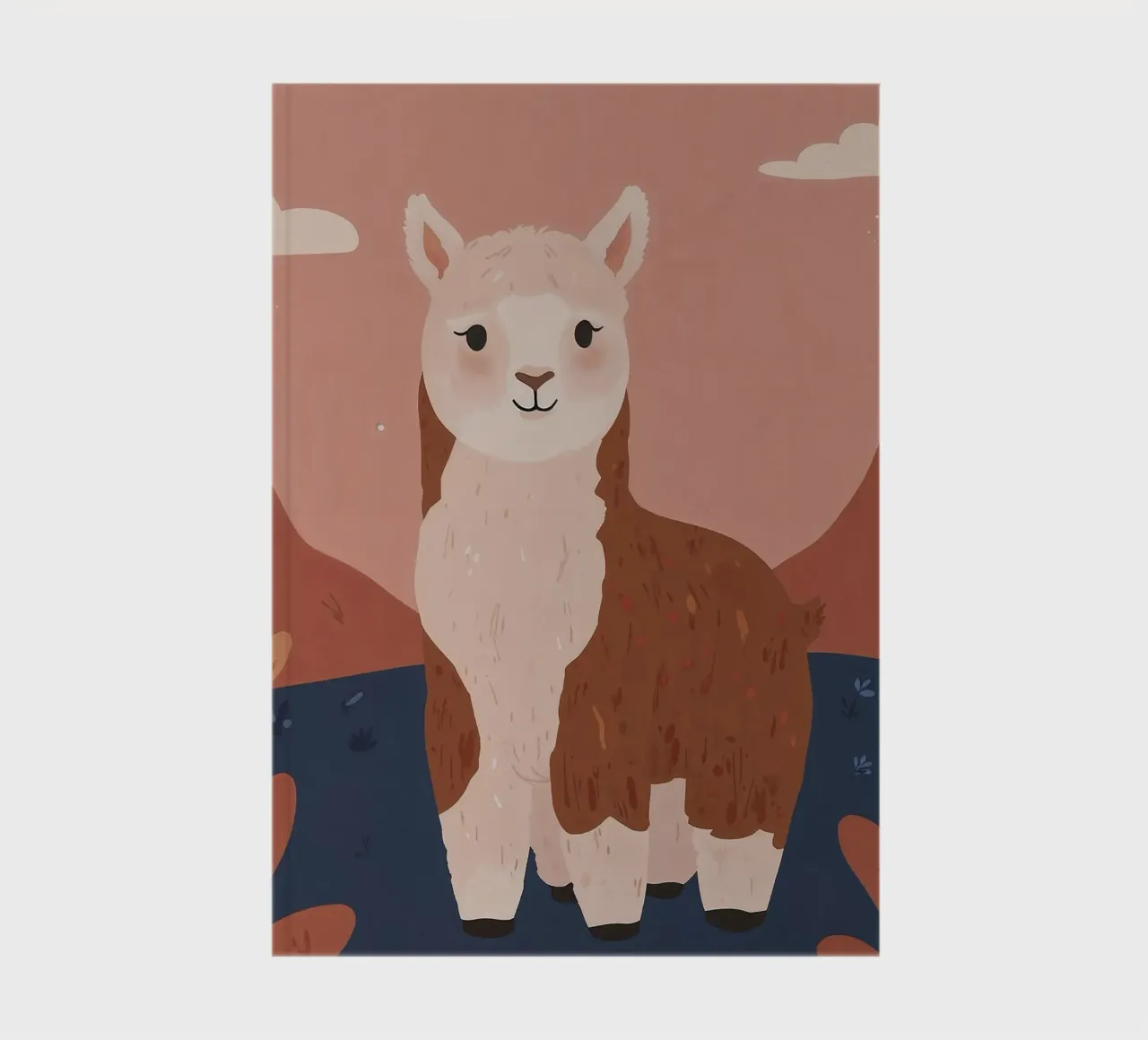 Friendly Llama notebook by SnoopyAnimals