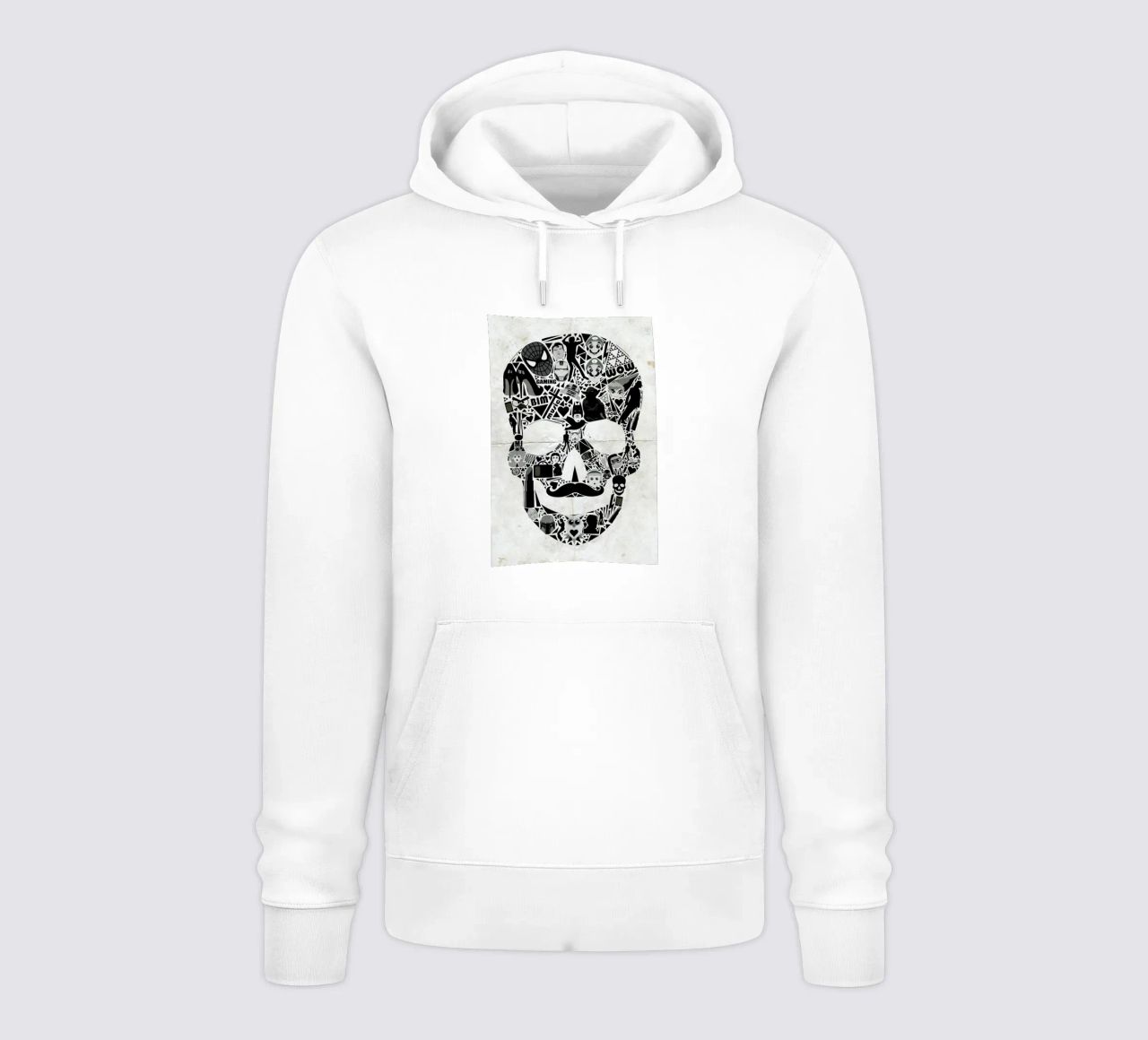 My Skull felpa con cappuccio da AS Art